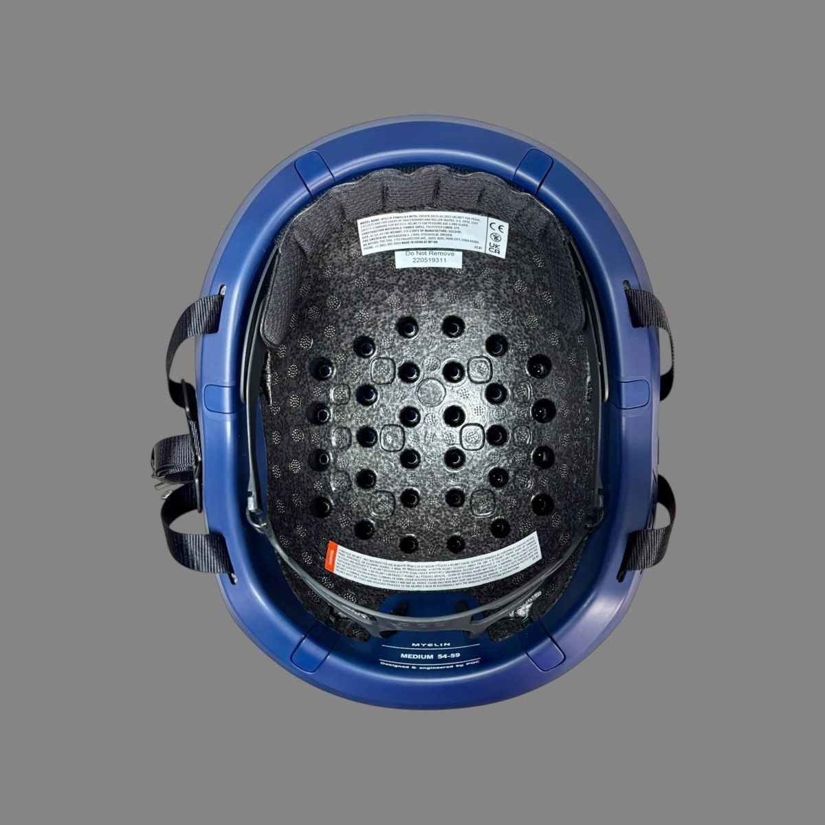 Other POC Myelin Lead Blue Covered Bicycle Helmet Sz M 54-59 cm Size ONE SIZE - 11 Thumbnail