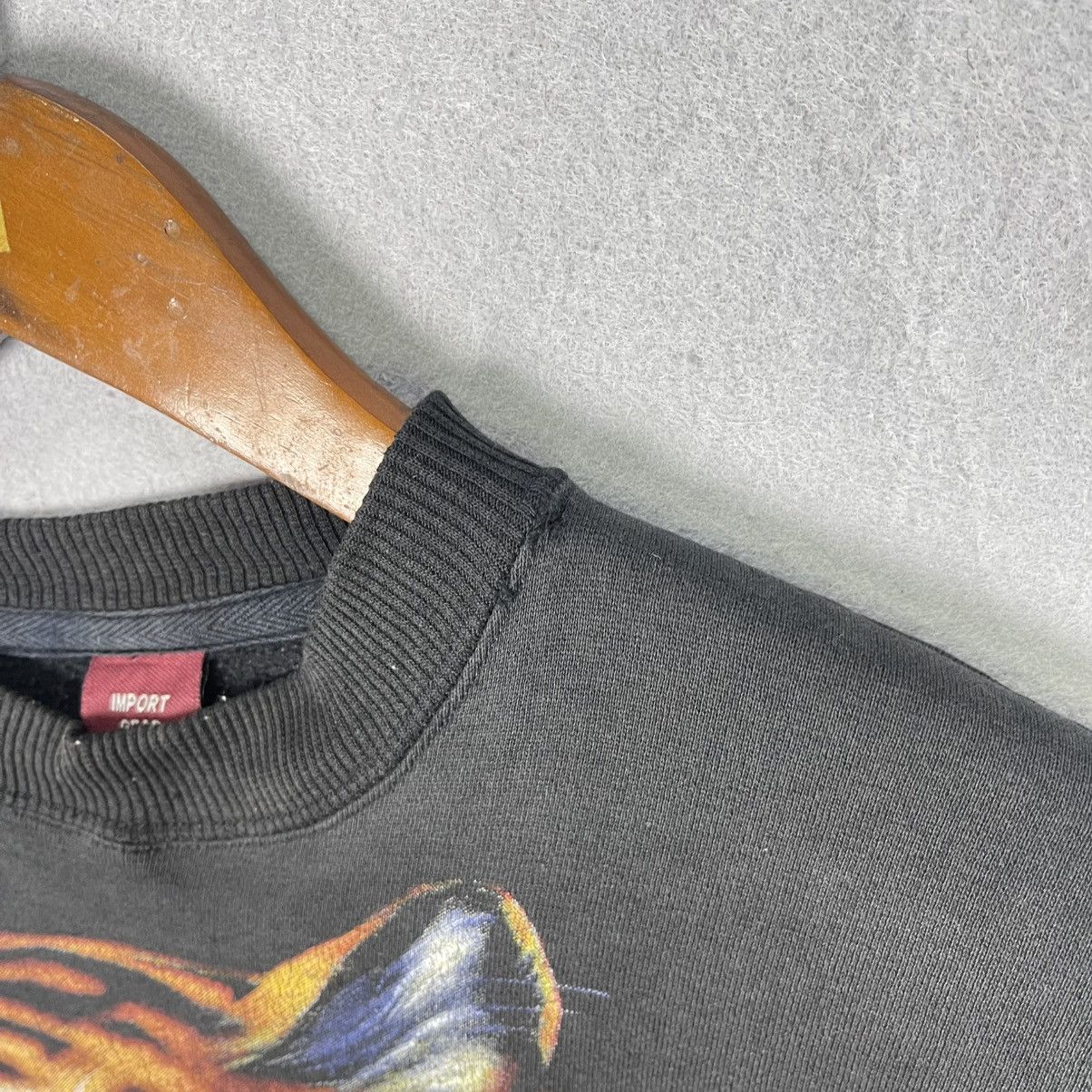 Vintage Vintage Tiger Graphic Crewneck Sweatshirt Double Sided Print Size US M / EU 48-50 / 2 - 4 Thumbnail