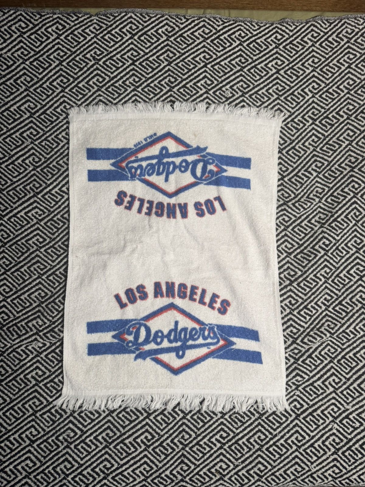 MLB 1985 Vintage Los Angeles Dodgers Fan Sweat Towel Size ONE SIZE - 11 Thumbnail