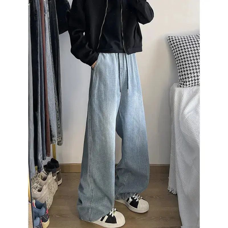 Japanese Brand Retro loose slightly flared wide leg jeans Size US 32 / EU 48 - 4 Thumbnail