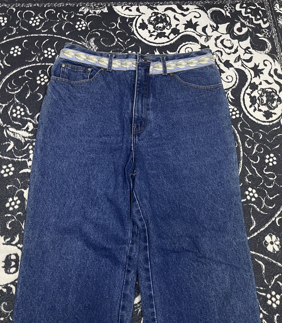 MCM 90s MCM DENIM BAGGY JEANS RARE DESIGN Size US 30 / EU 46 - 5 Thumbnail