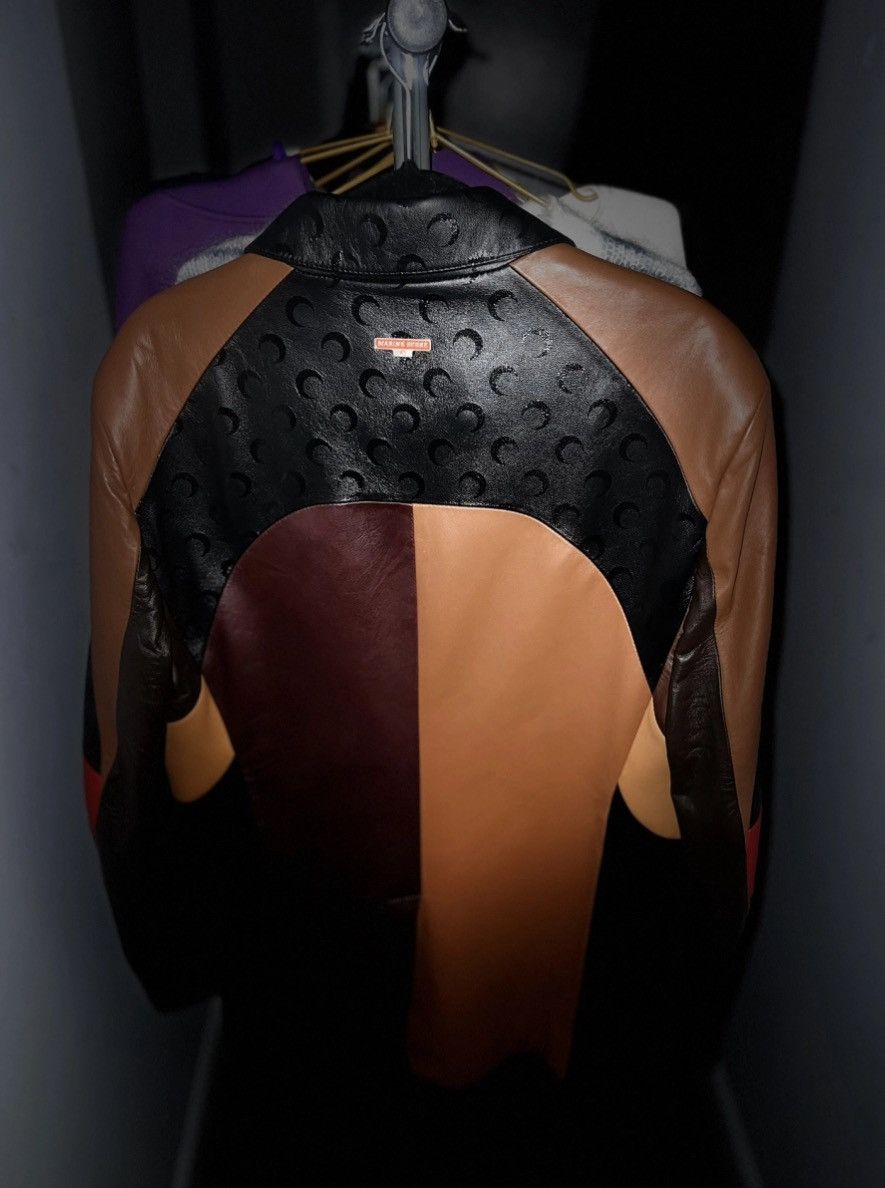 Marine Serre Marine serre pathwork leather jacket Size US M / EU 48-50 / 2 - 2 Thumbnail