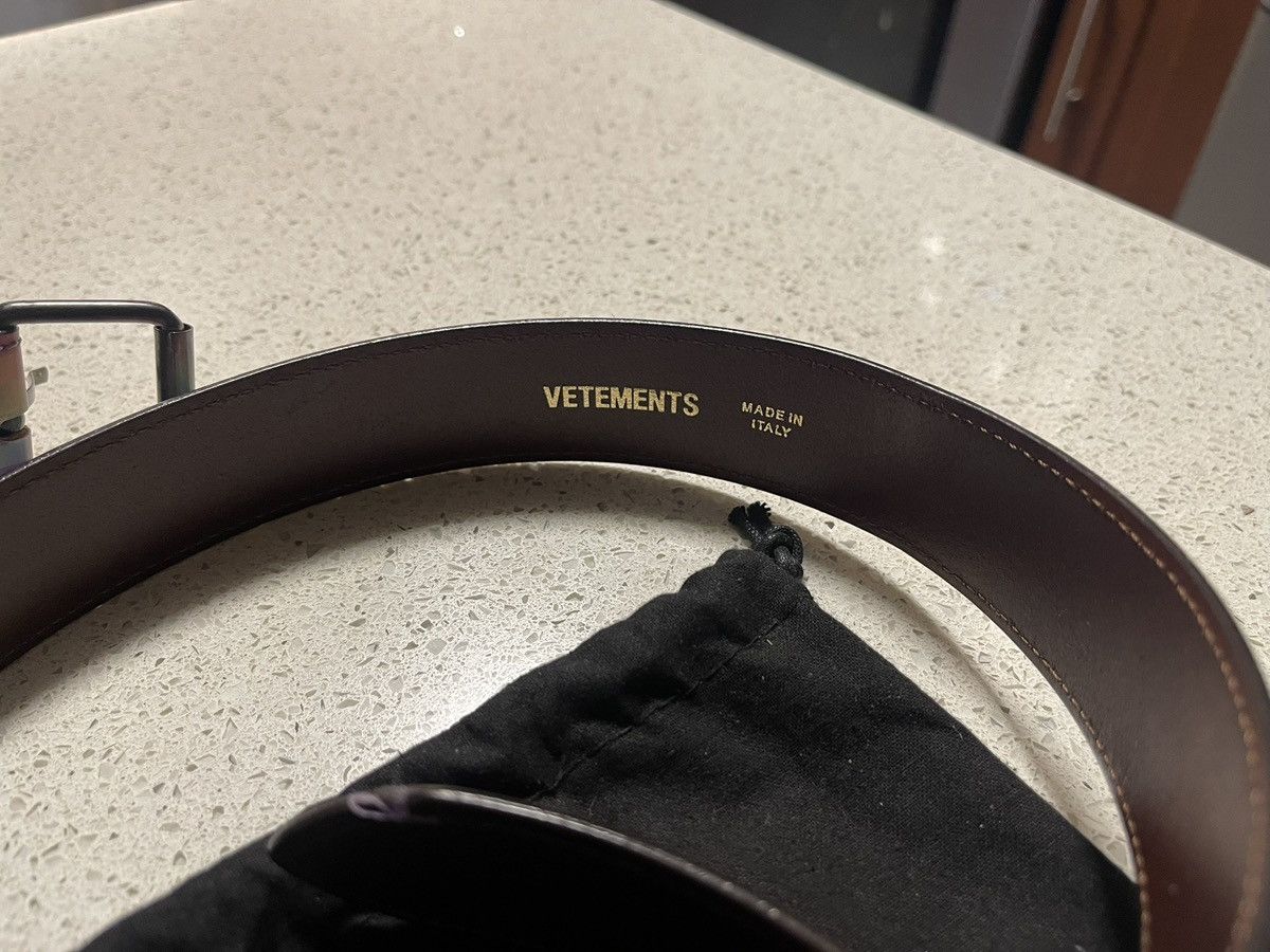 Vetements Vetements Holographic Rainbow Belt Size 30 - 5 Thumbnail