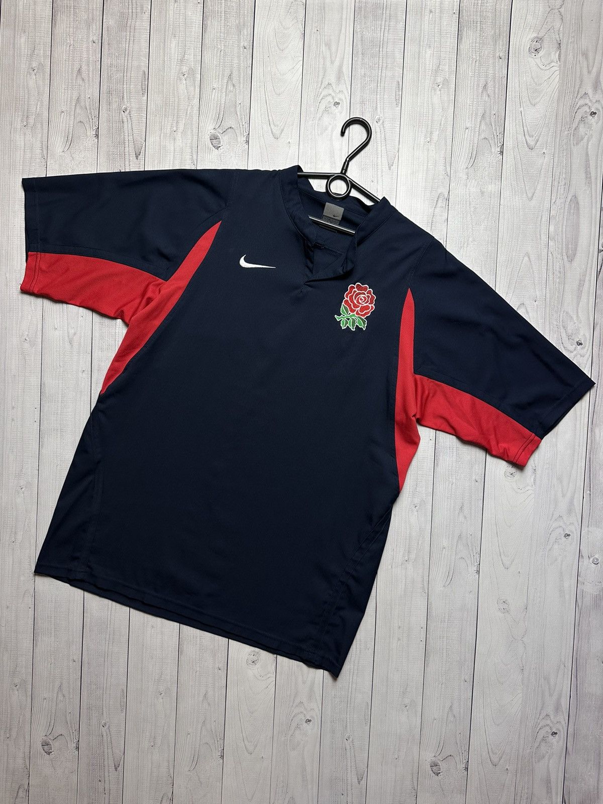 Nike × Vintage Vintage Nike England rugby jersey size L Size US L / EU 52-54 / 3 - 1 Thumbnail