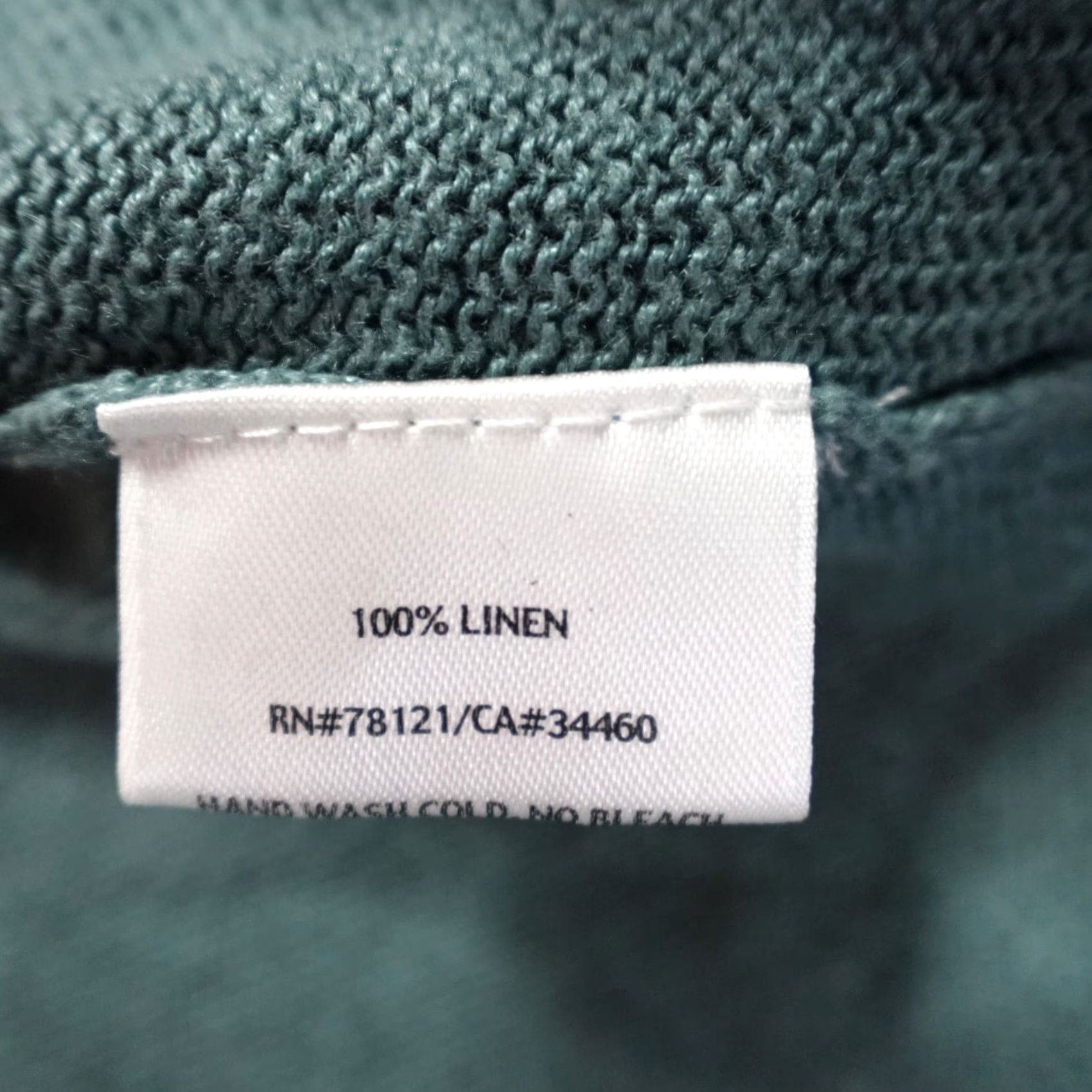 Eileen Fisher VINTAGE Eileen Fisher Womens Sweater Cardigan Open Front Loose Knit Linen 2X Blue Teal Womens Size XXL / US 16-18 / IT 52-54 - 5 Thumbnail