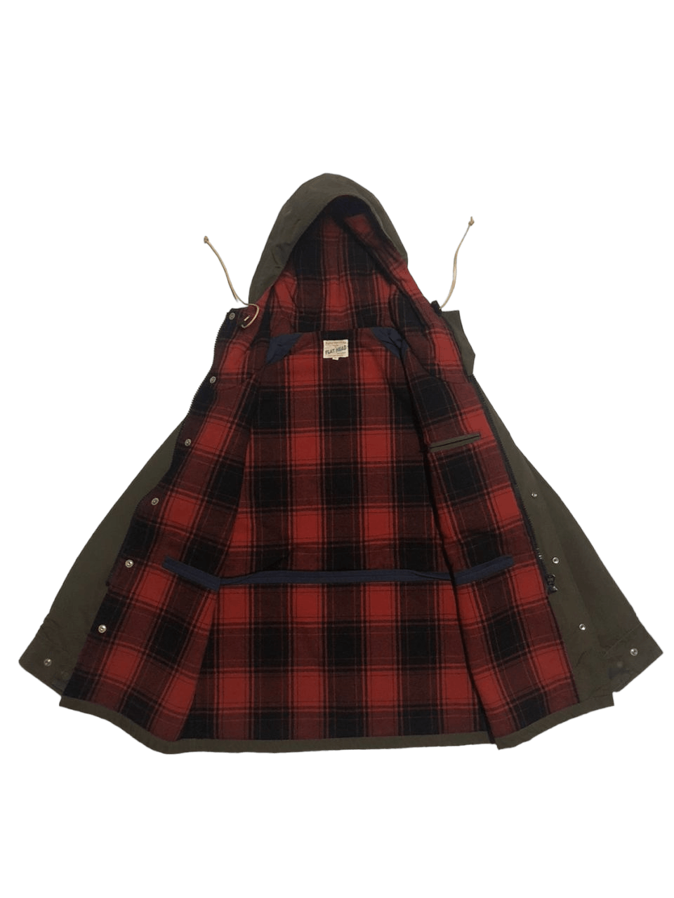 The Flat Head Vintage The Flat Head Red Tartan Lined Mountain Jacket Size US S / EU 44-46 / 1 - 3 Thumbnail