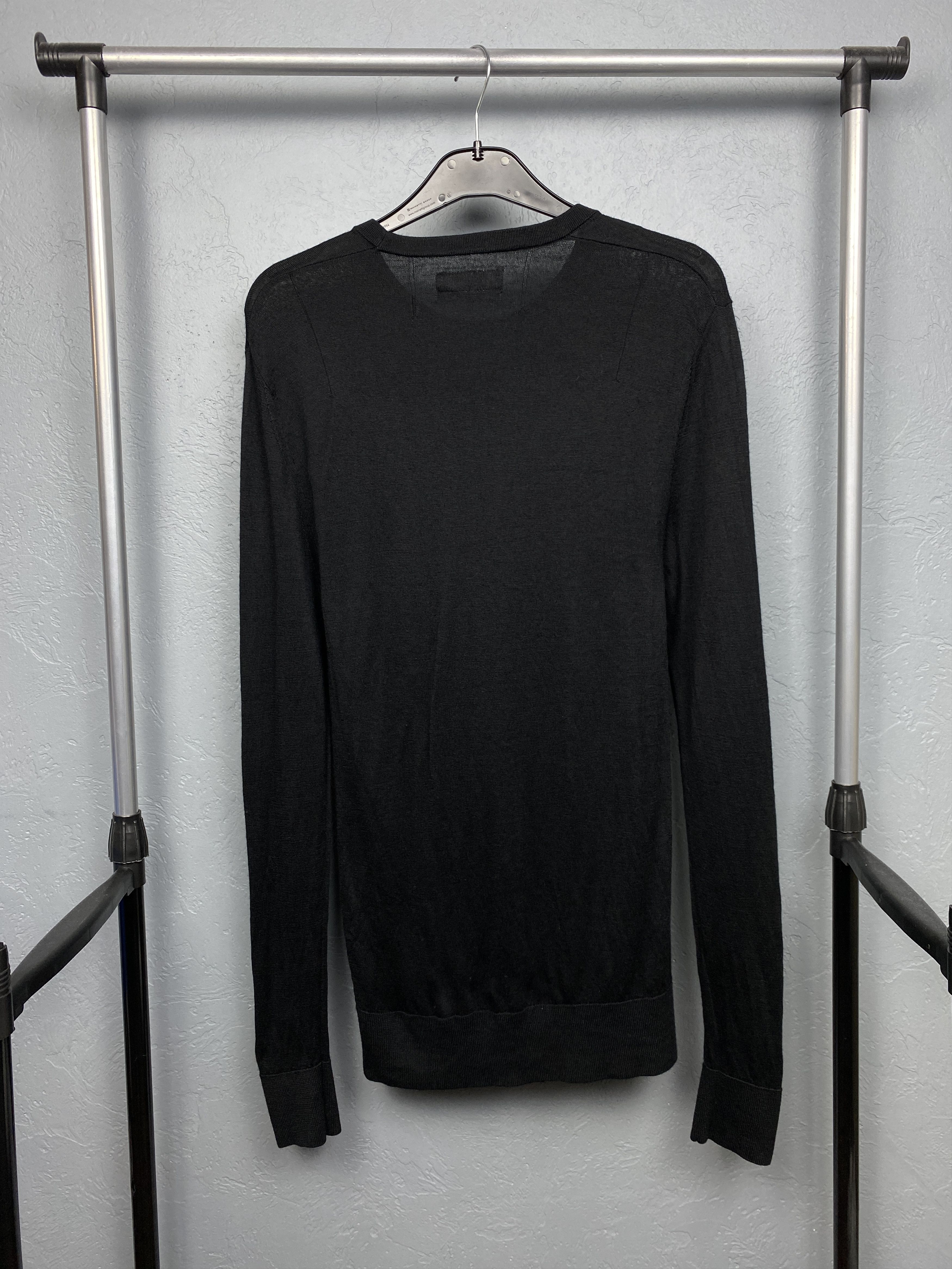 Allsaints AllSaints Mens Mode Merino Crew Neck Wool Knit Sweater Size US M / EU 48-50 / 2 - 6 Thumbnail