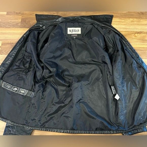 Wilsons Leather Vintage 90s Wilsons Leather M Julian Leather Car Coat Size US L / EU 52-54 / 3 - 5 Thumbnail