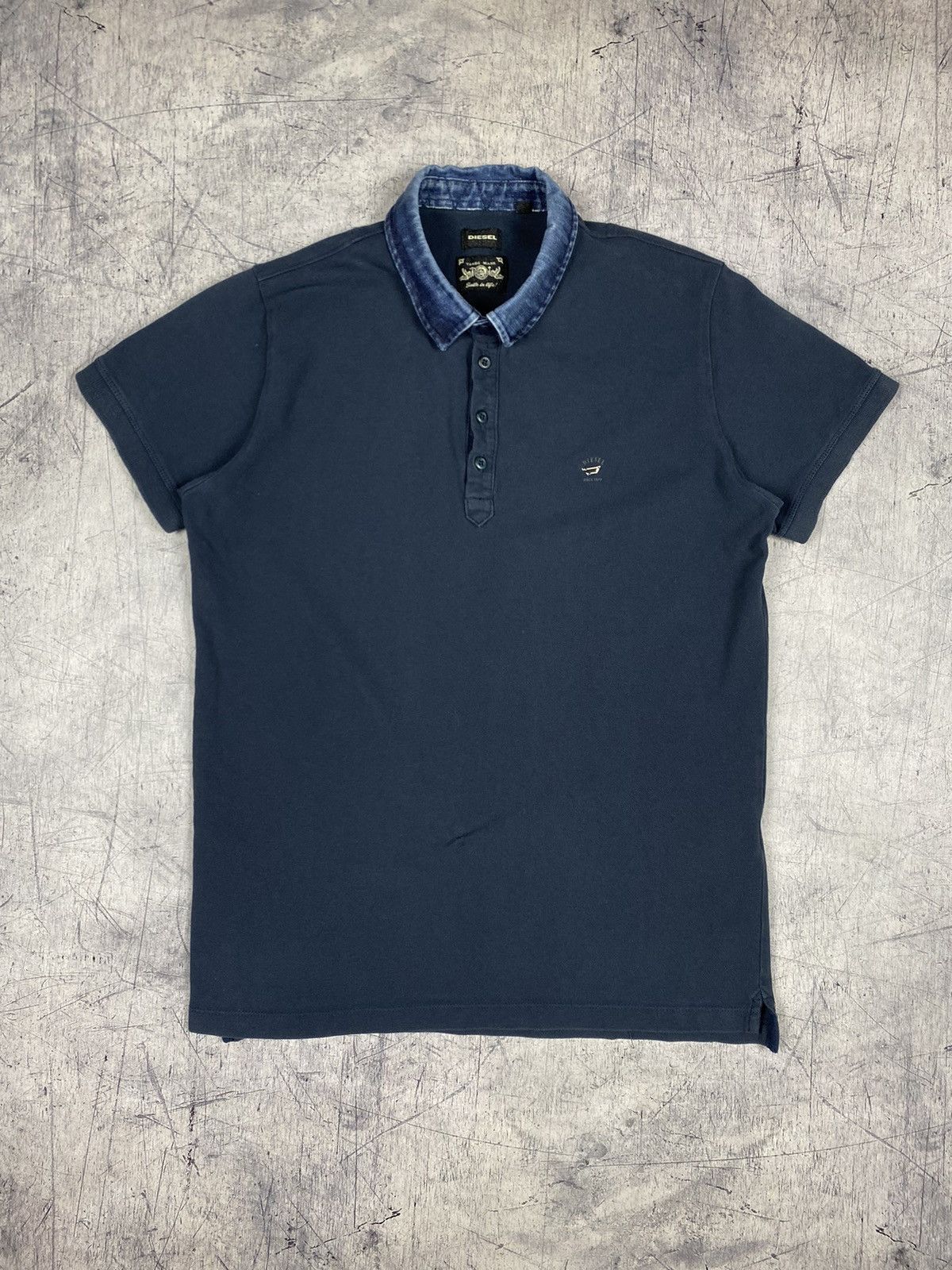 Diesel Vintage Diesel Designer Polo Shirt Size M Size US M / EU 48-50 / 2 - 2 Thumbnail