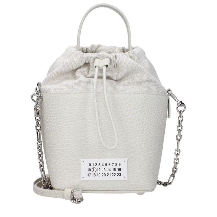Maison Margiela ob1o1e1124 Size: OS / Leather Handbag in Grey Size ONE SIZE - 1 Thumbnail