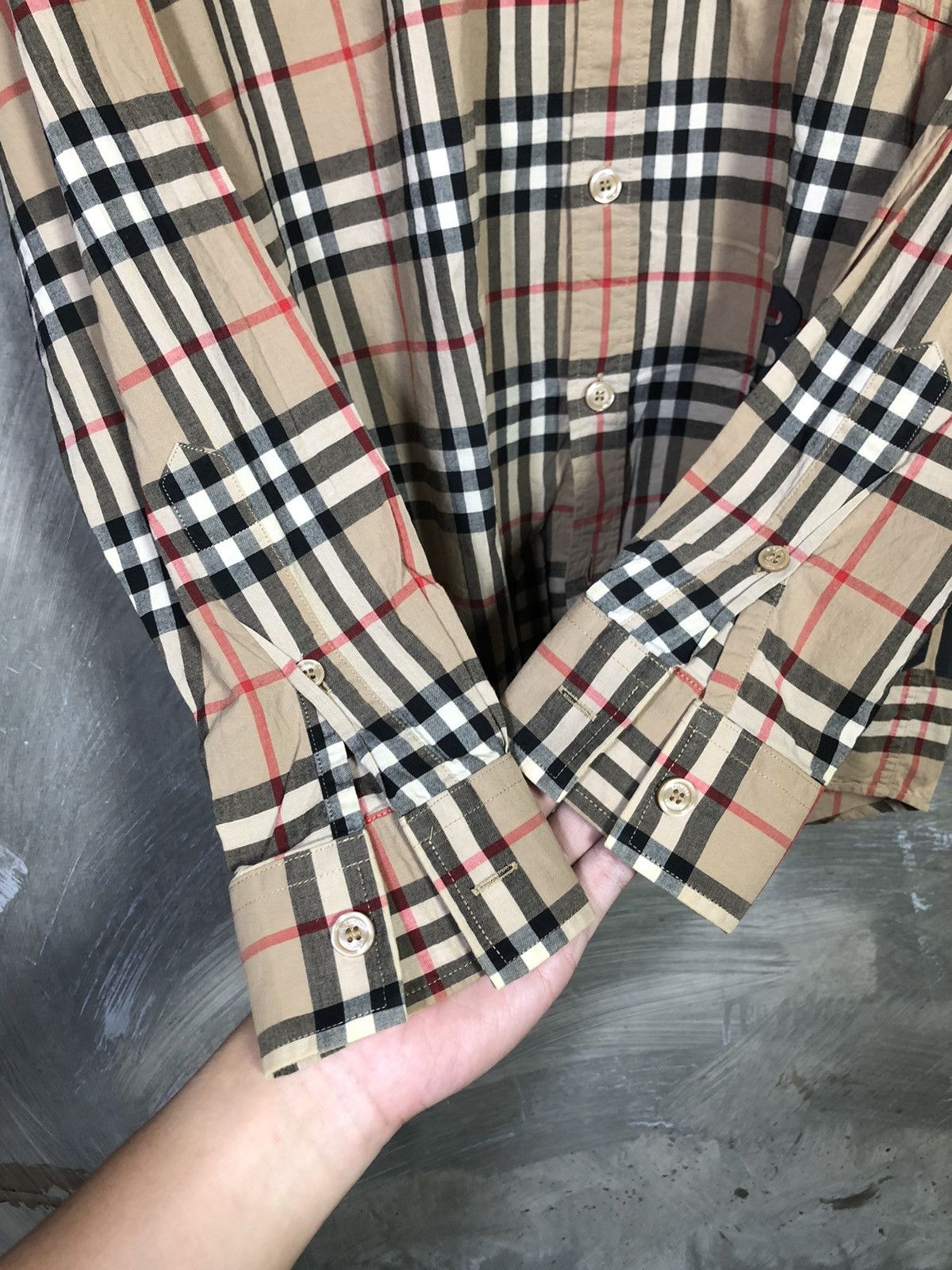 Burberry × Designer × Vintage Burberry London England Logo Print Checked Size US S / EU 44-46 / 1 - 11 Thumbnail