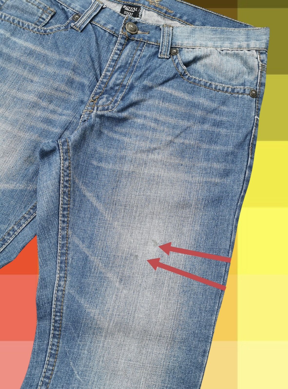 Vintage Royal Premium Y2K Flare Denim Size US 34 / EU 50 - 4 Thumbnail