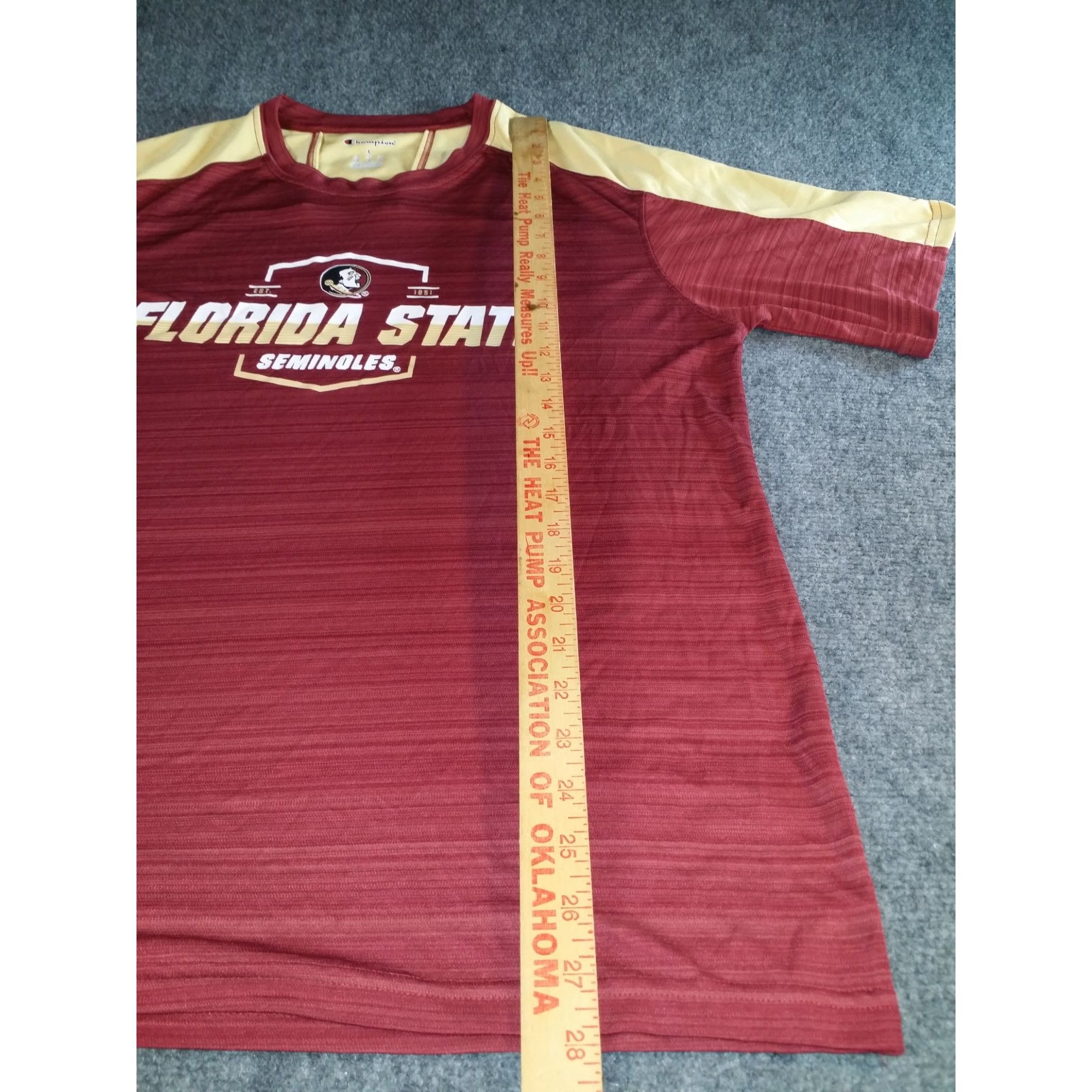 Champion Florida State Seminoles Shirt Men Sz L Champion NCAA Casual Size US L / EU 52-54 / 3 - 3 Thumbnail