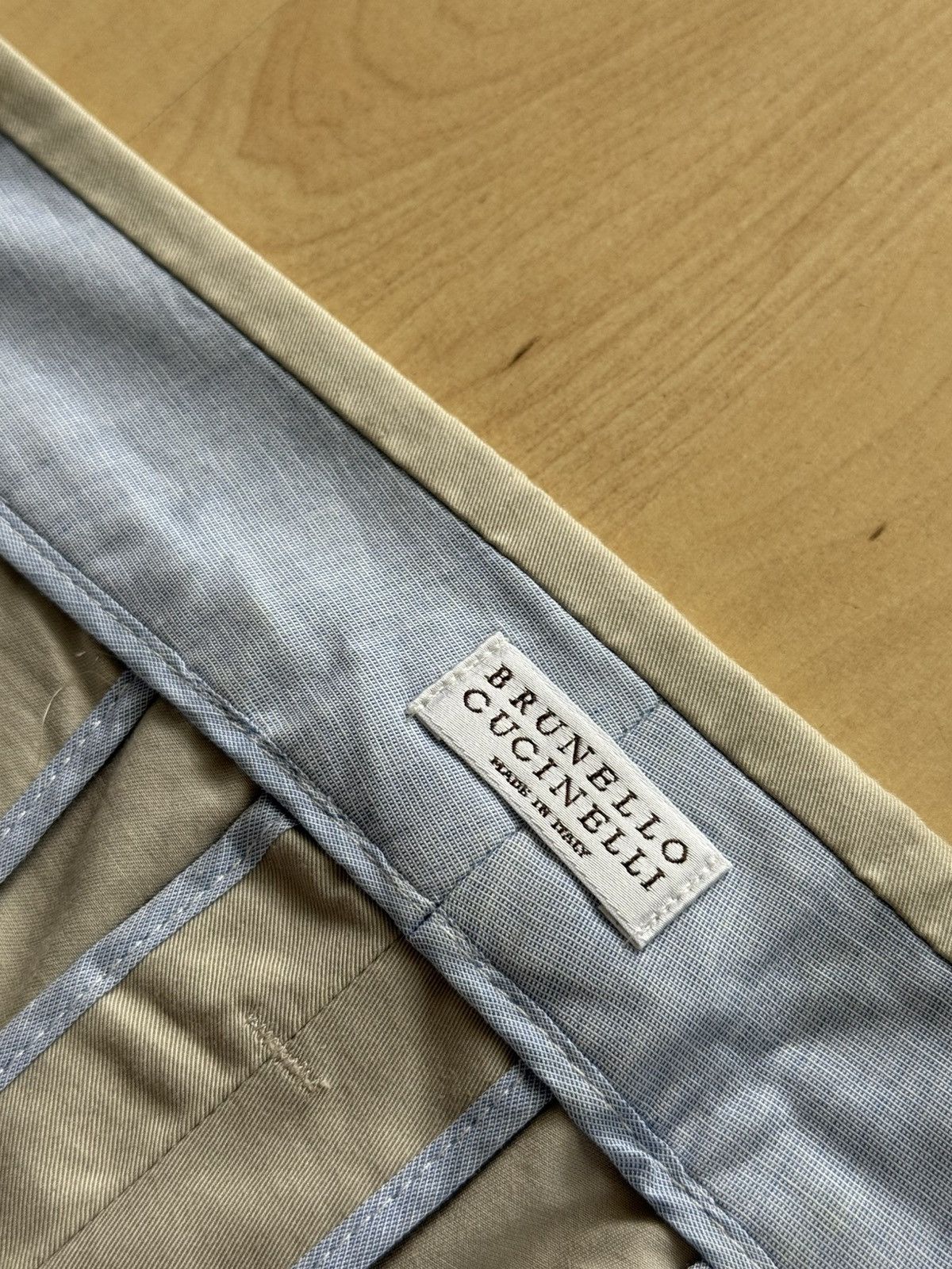 Brunello Cucinelli Brunello Cucinelli Trousers rider chino pants Size 30" / US 8 / IT 44 - 7 Thumbnail