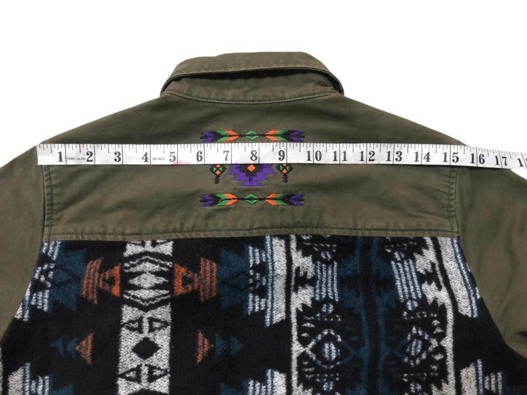 Japanese Brand × Native 💥JapaneseBrand Titicaca Navajo Native Shirt Military Style Size US M / EU 48-50 / 2 - 16 Thumbnail