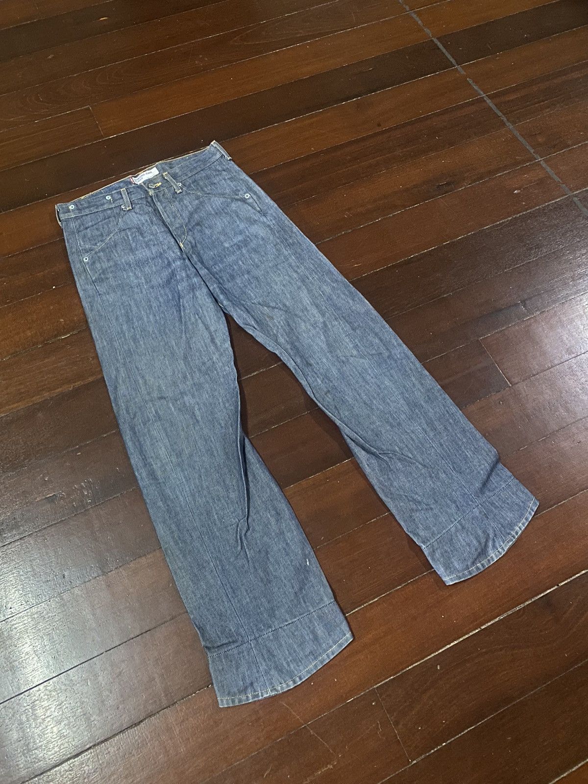 Japanese Brand × Levi's VINTAGE Y2K LEVIS Limited Edition Engineered SILVER Size US 32 / EU 48 - 2 Thumbnail