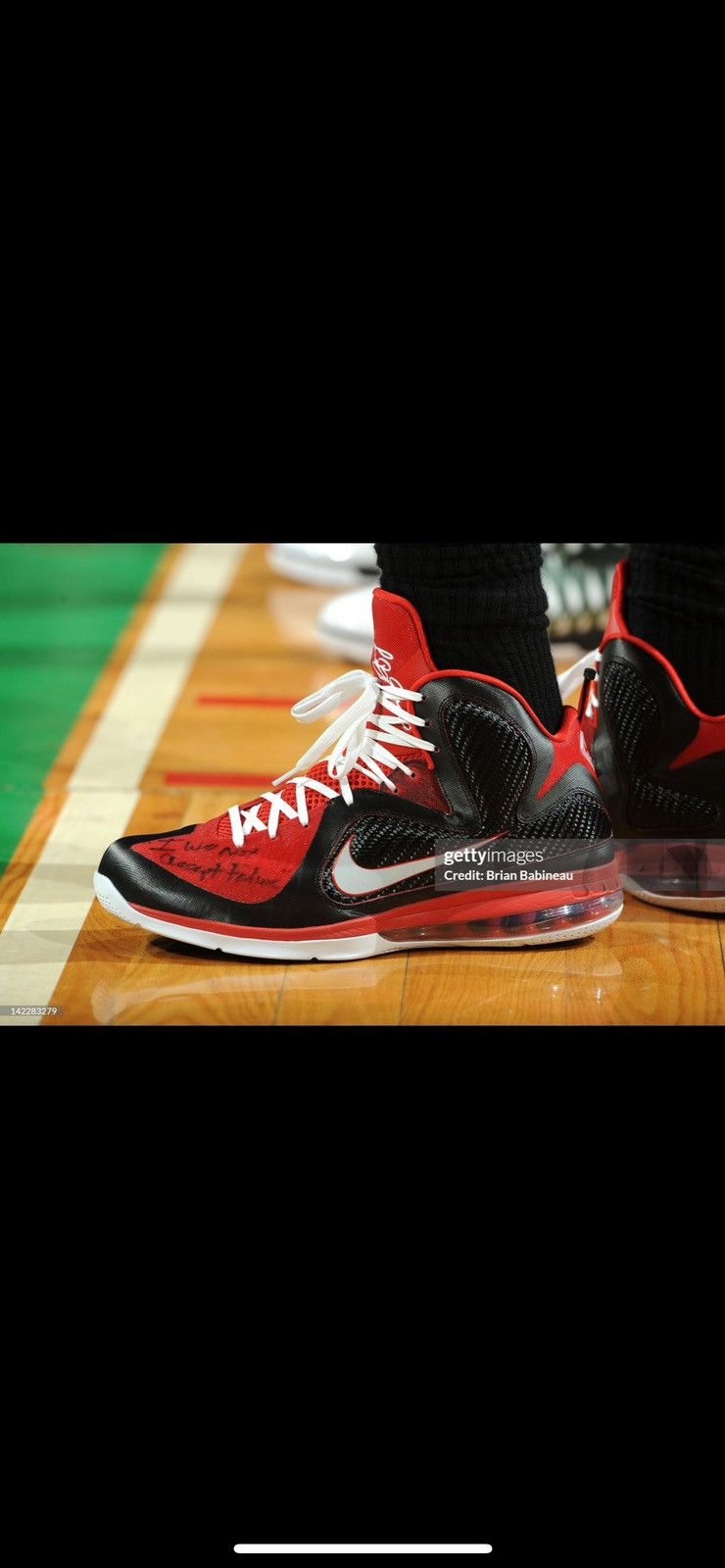 Nike Nike LeBron 9 Heat PE Promo Sample sz 16 NBA Shooting Stars Size US 15 / EU 48 - 9 Thumbnail