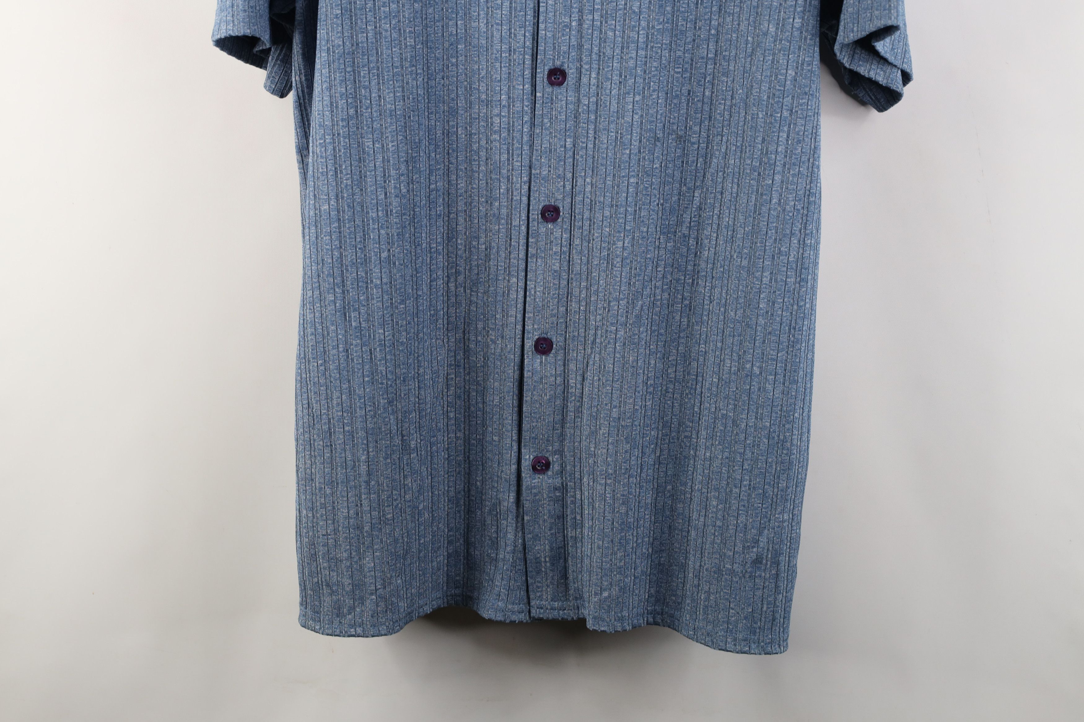 Vintage Vintage 90s Streetwear Dance Short Sleeve Button Shirt USA Size US L / EU 52-54 / 3 - 3 Thumbnail