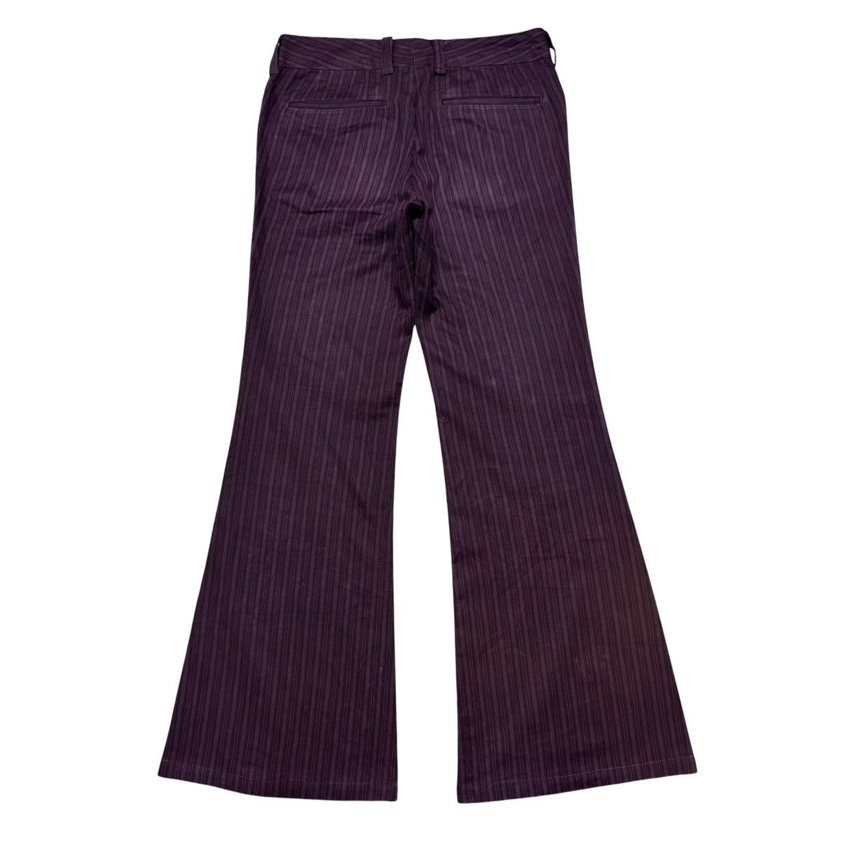 Tornado Mart Tornado Mart expose Button Pinstriped Flare Pants Size US 28 / EU 44 - 2 Thumbnail