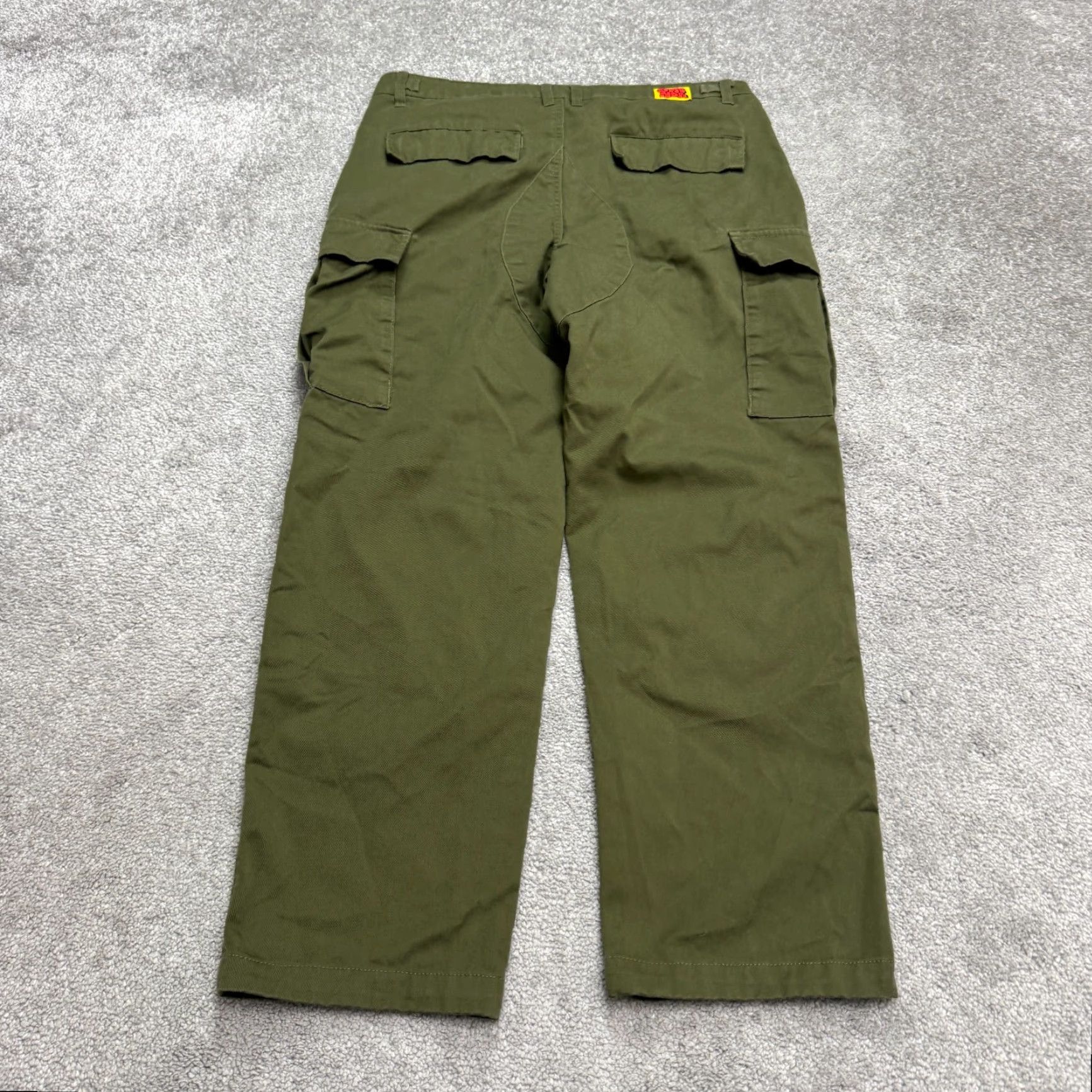 Empyre Vintage Gmpyre Relax Cargo Pants Mens 28 Olive Green Straight Casual 32x26 Size US 28 / EU 44 - 2 Thumbnail