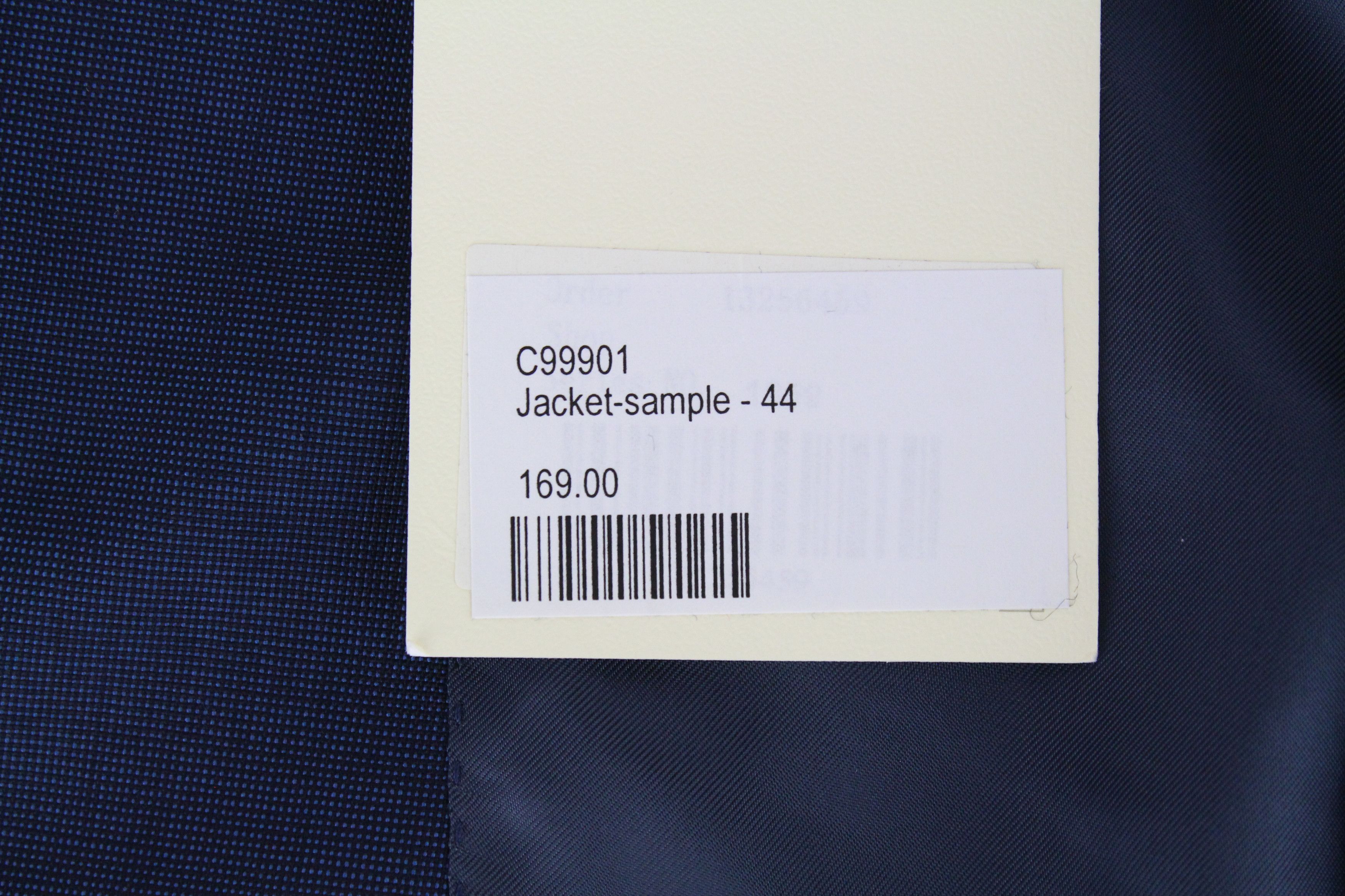 Suitsupply NAPOLI UK32R Blue Melange Wool Blazer 67510 Size 34S - 8 Thumbnail