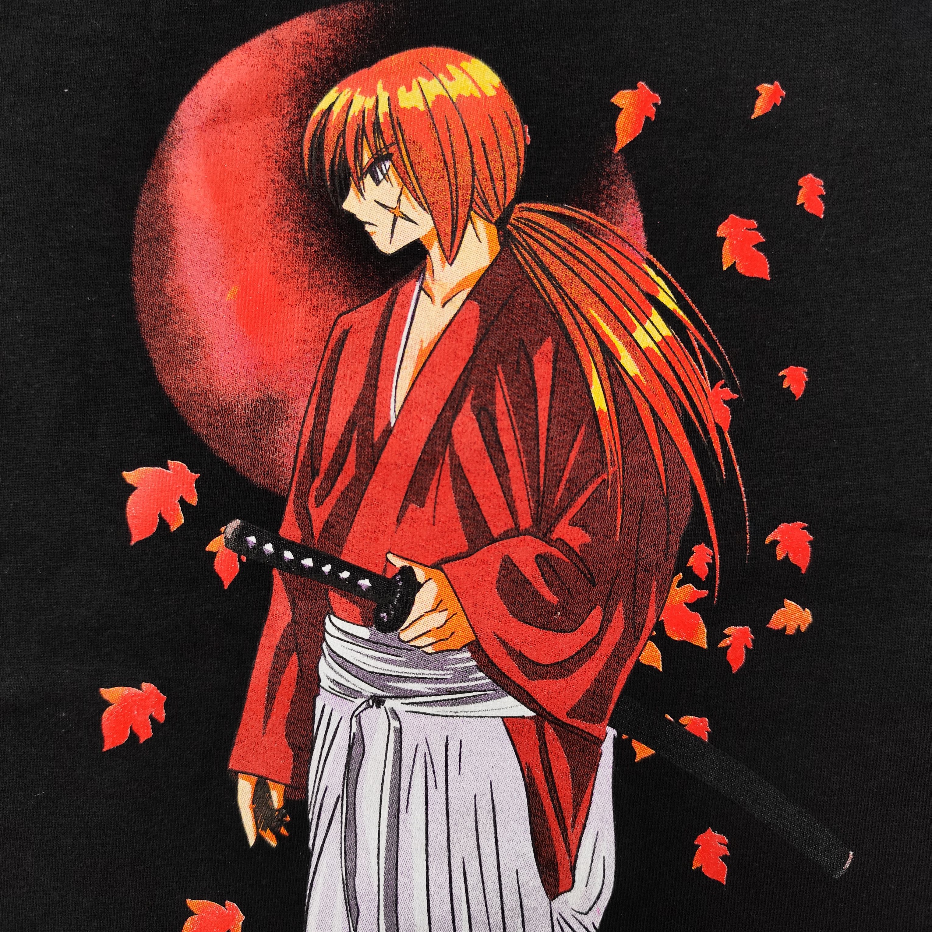 Anime × Japanese Brand Rurouni Kenshin Samurai X Anime Tee Manga T shirt Size US XL / EU 56 / 4 - 2 Thumbnail