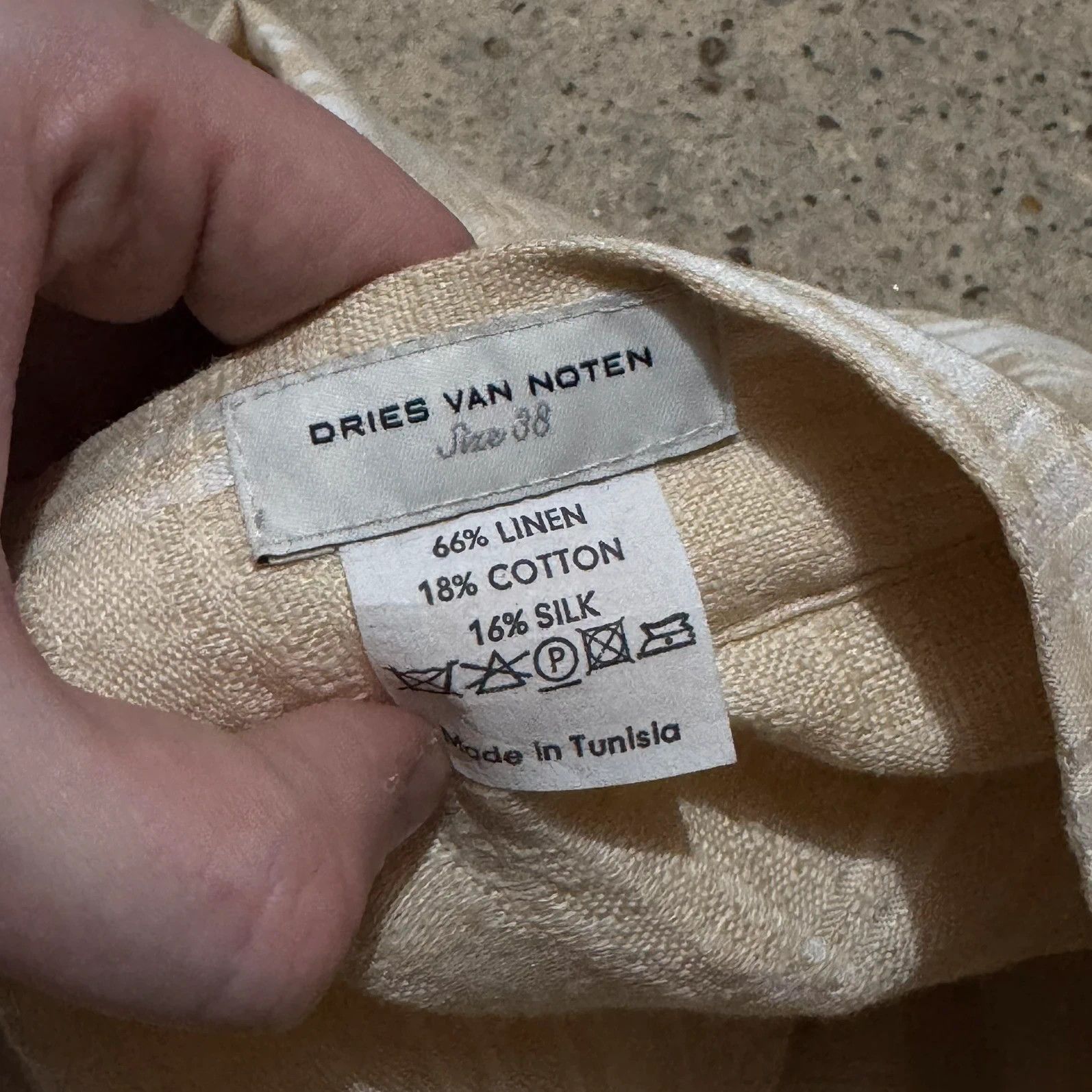 Dries Van Noten Dries van Noten linen skirt Size 28" / US 6 / IT 42 - 3 Thumbnail
