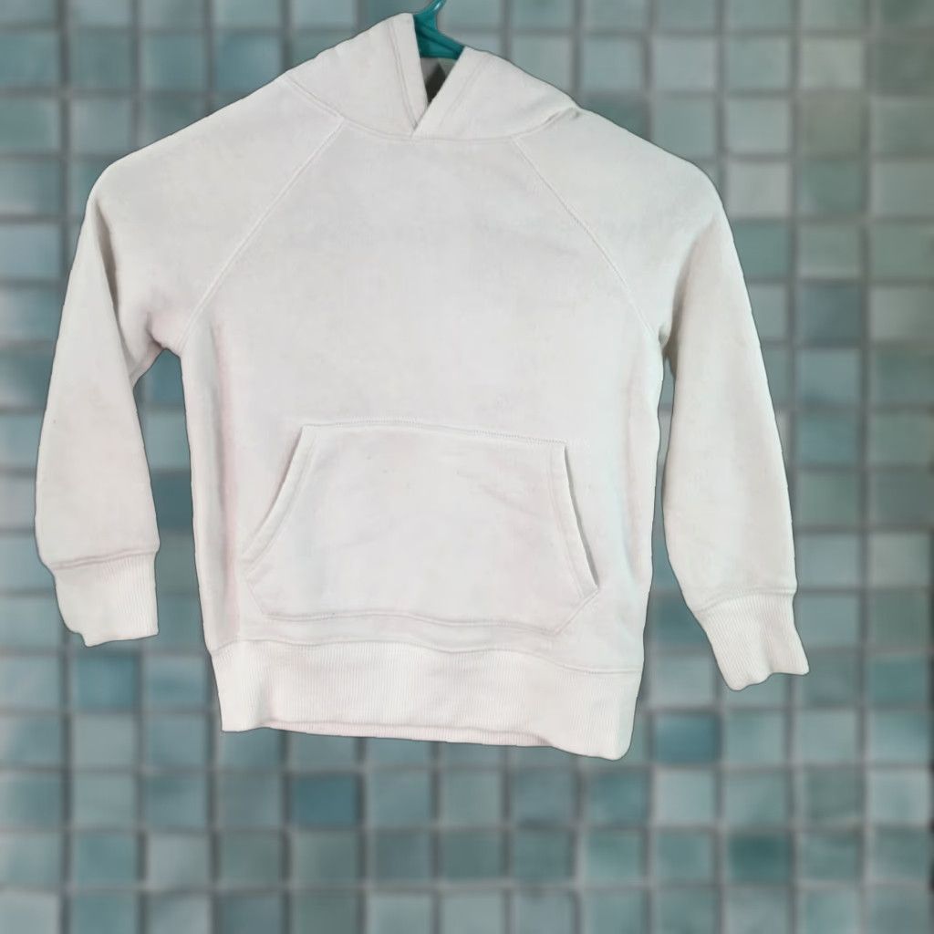 Essentials Amazon Essentials Mens Hoodie Solid Long Sleeves White Sweatshirt XS(4-5) Size US XS / EU 42 / 0 - 1 Thumbnail