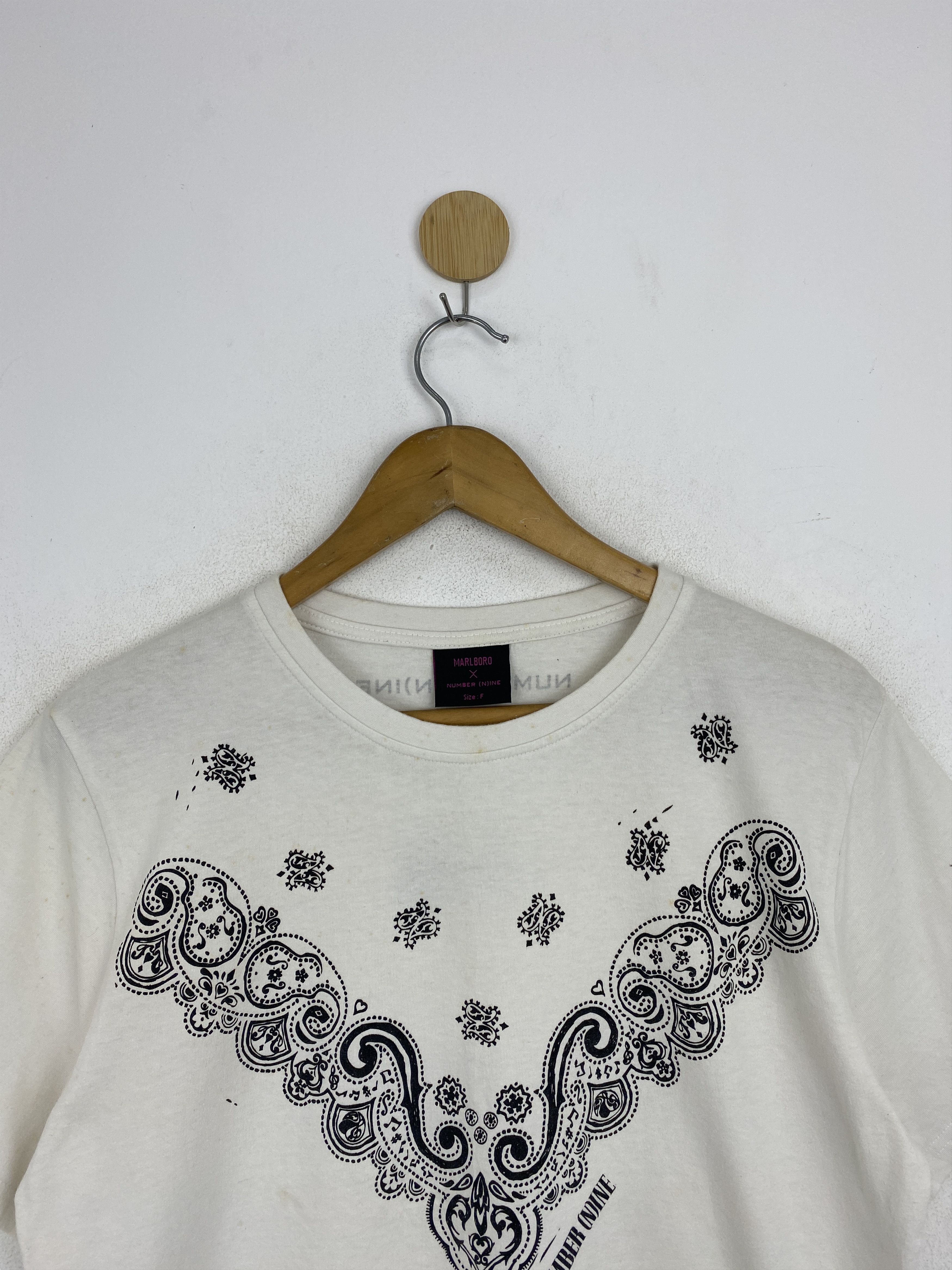 Number (N)ine Vintage Marlboro x Number Nine T Shirt TA0651 Size US M / EU 48-50 / 2 - 2 Thumbnail