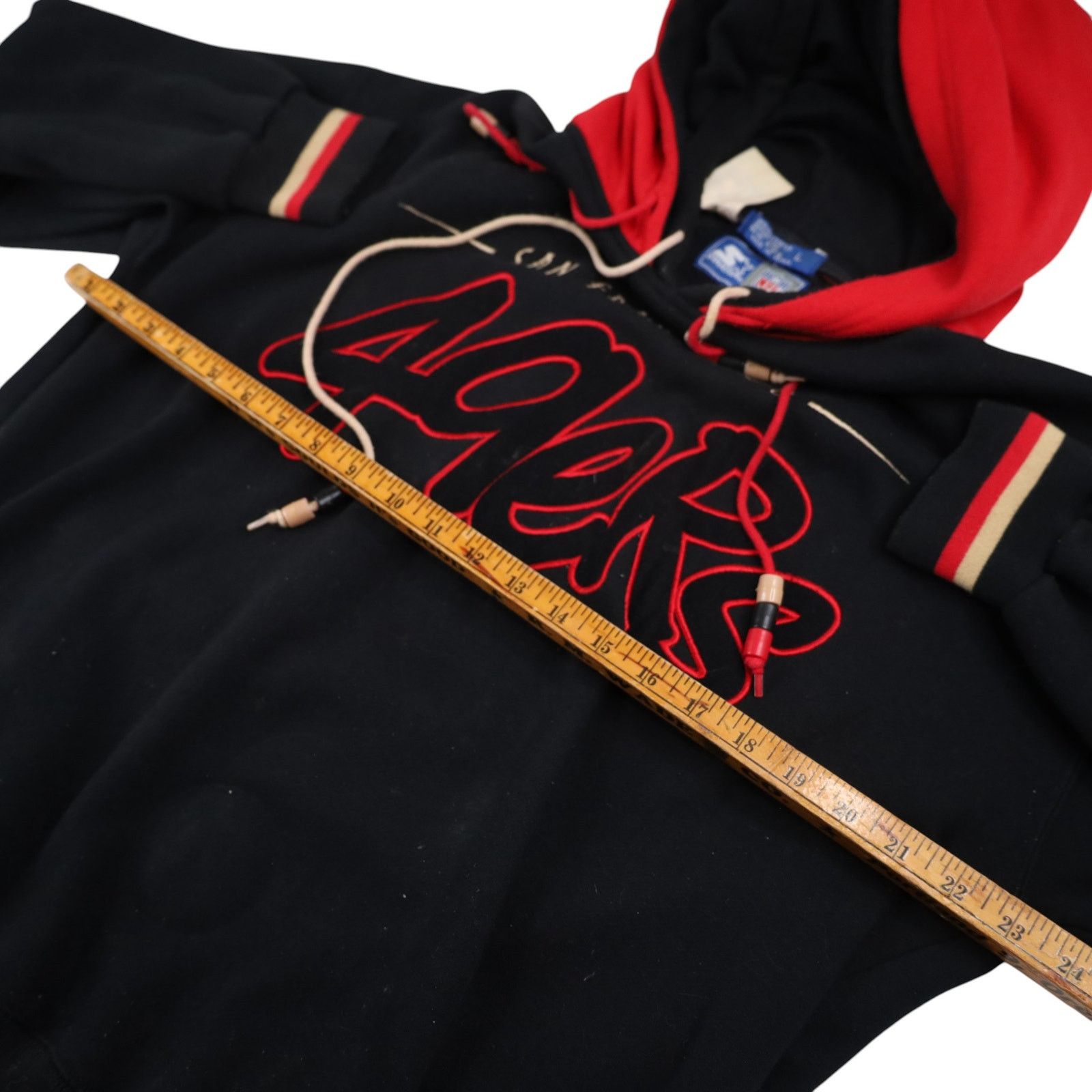 NFL × Starter × Vintage Vintage 90s Starter San Francisco 49ers Double Hood Hoodie Size US L / EU 52-54 / 3 - 10 Thumbnail