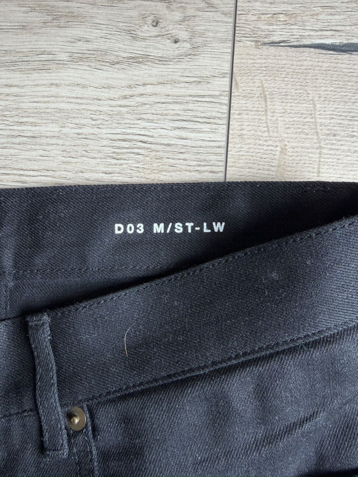 Saint Laurent Paris Saint Laurent d03 black denim Japan Made (hedi era) Size US 32 / EU 48 - 5 Thumbnail