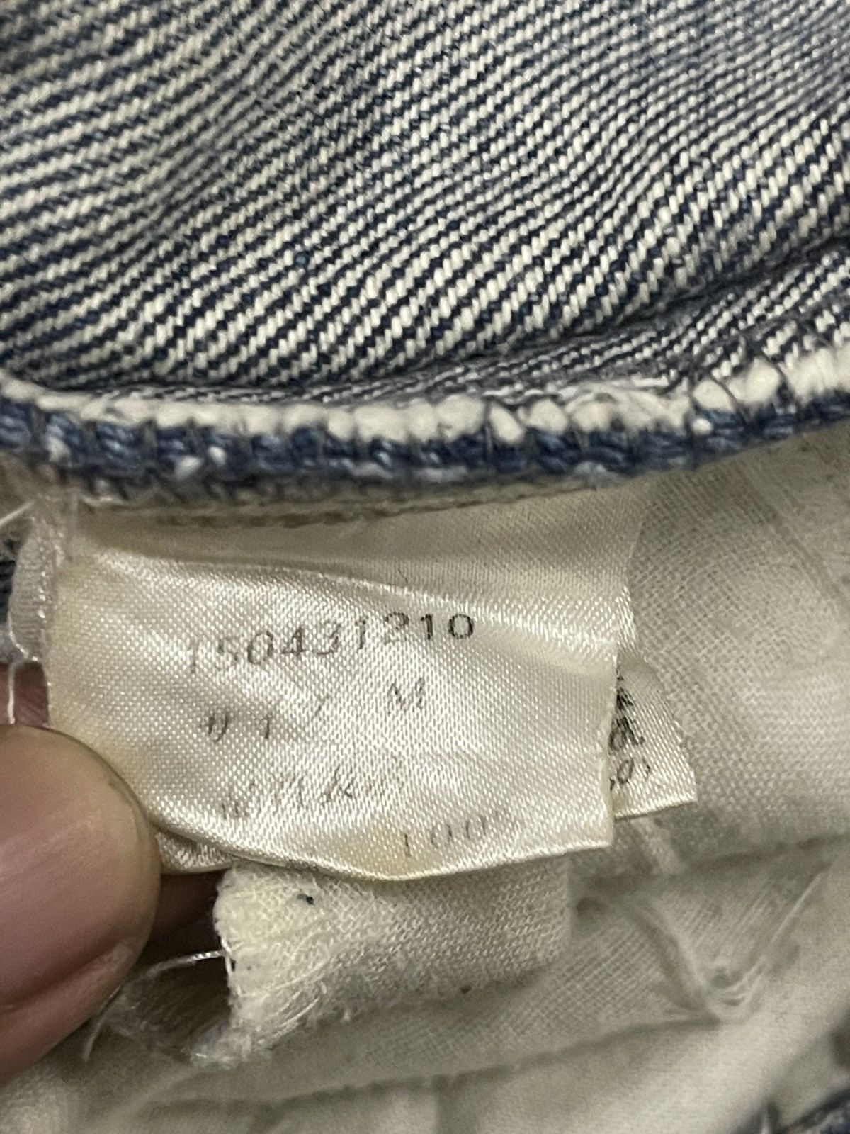 Kapital Vintage Japanese Brand Bleached Style Distressed Baggy Jeans Size US 30 / EU 46 - 8 Thumbnail