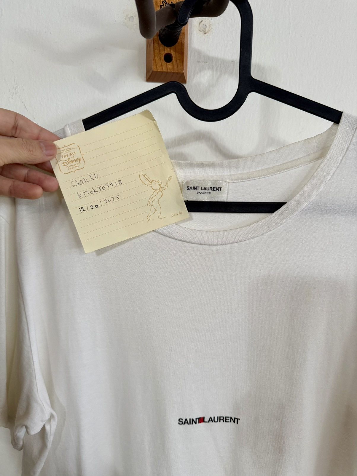 Saint Laurent Paris Logo T shirt Size US M / EU 48-50 / 2 - 4 Thumbnail