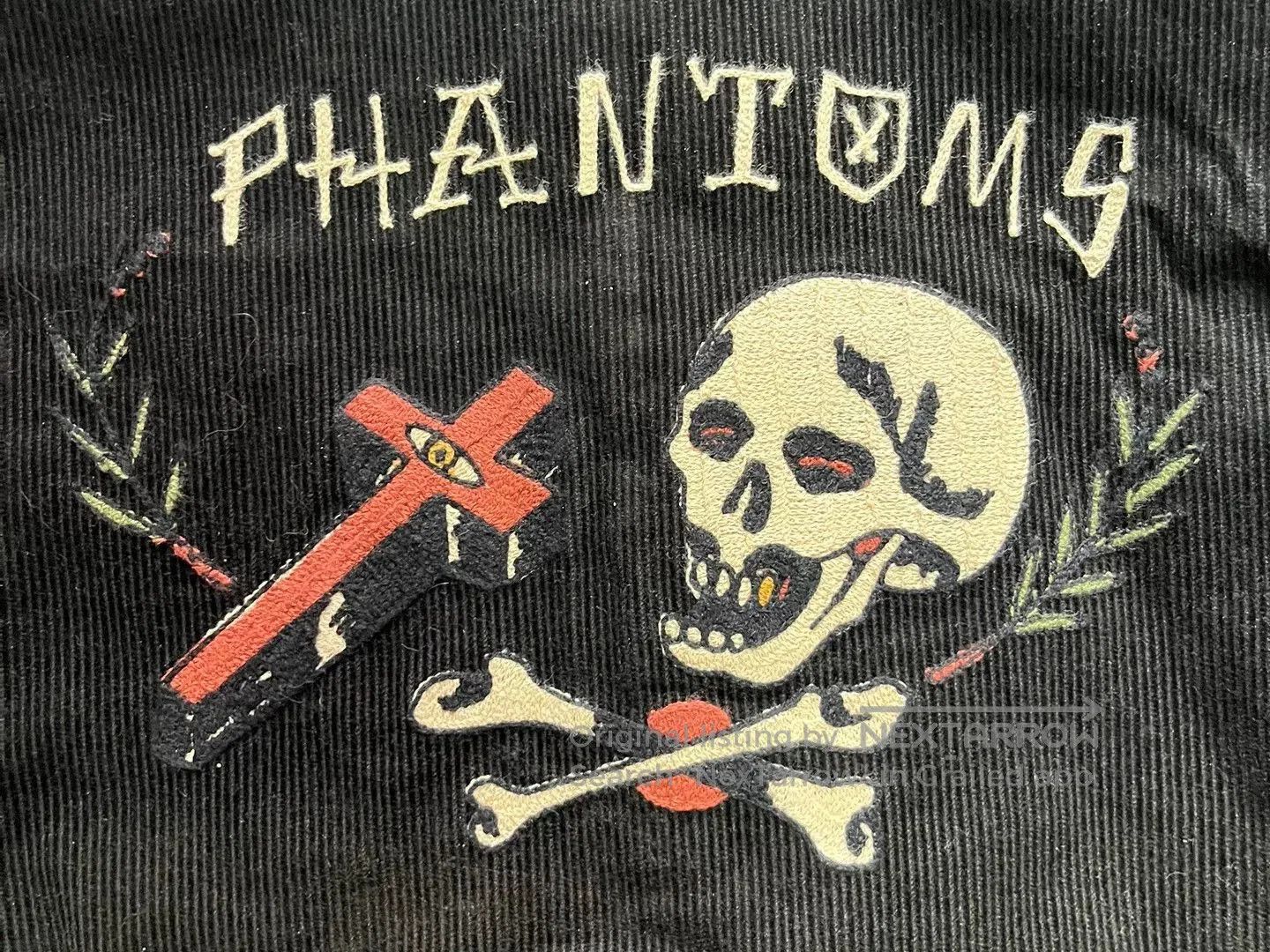 Japanese Brand GANGSTERVILLE Corduroy Jacket with Embroidery. Size US S / EU 44-46 / 1 - 4 Thumbnail