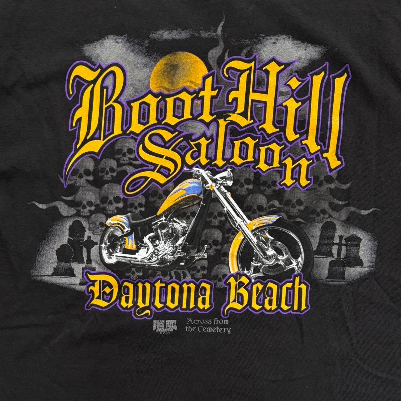 Vintage Vintage Boot Hill Saloon Biketober Fest T Shirt! Biker Size US M / EU 48-50 / 2 - 2 Thumbnail
