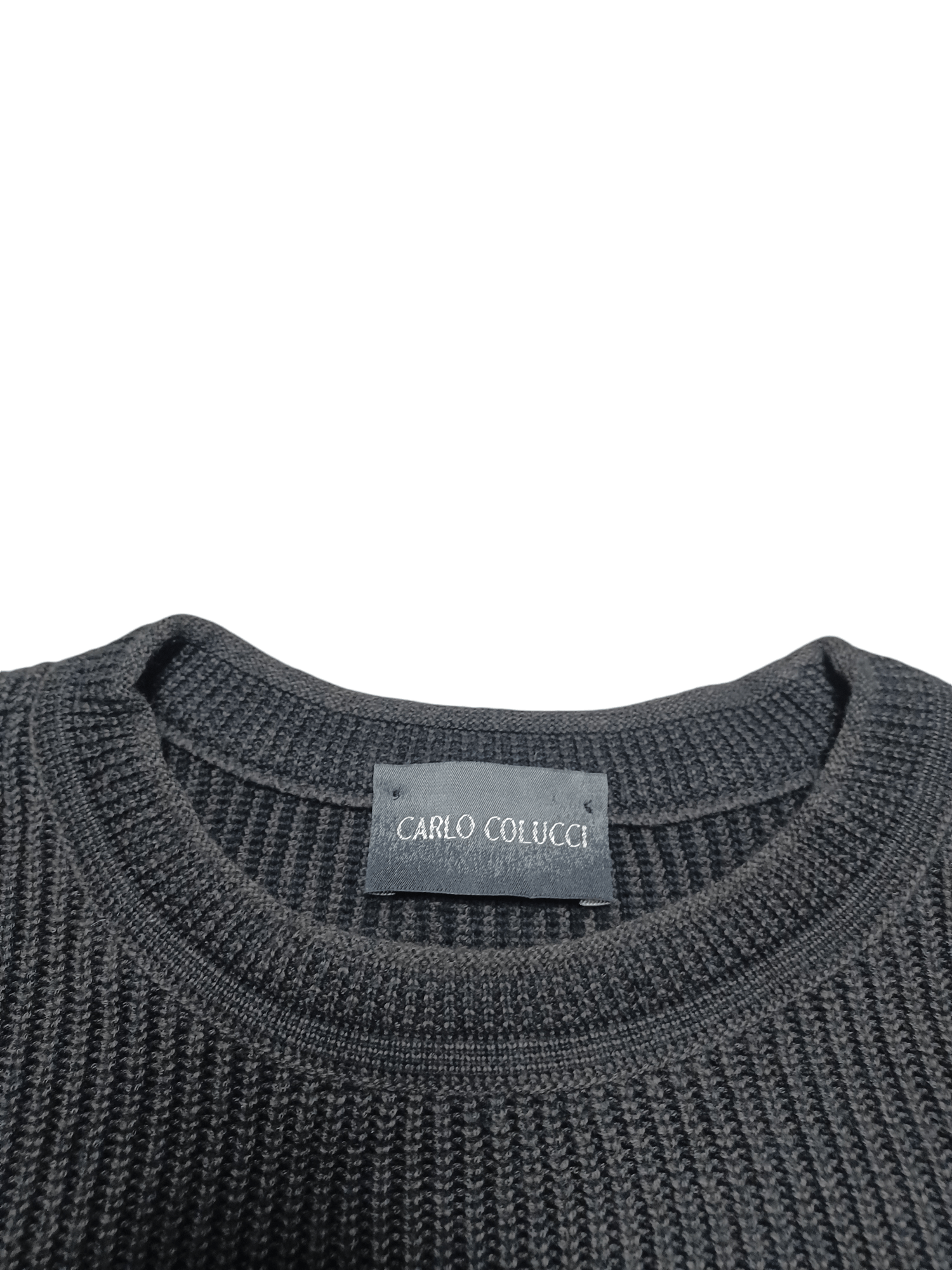 Carlo Colucci CARLO COLUCCI WOOL KNIT ITALIAN DESIGNER AVANT GARDE SWEATER Size US L / EU 52-54 / 3 - 3 Thumbnail