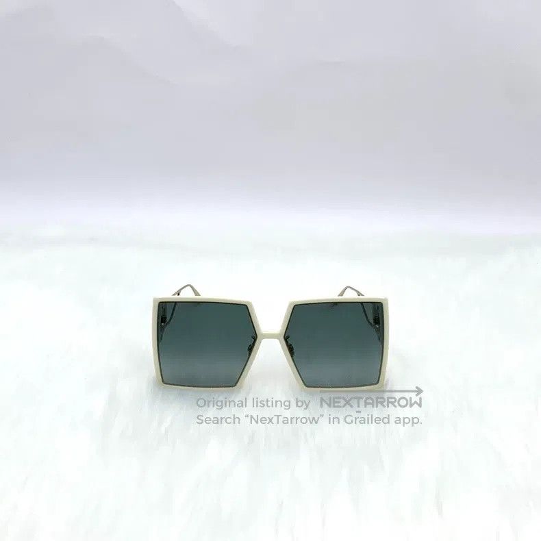 Dior Dior White gradient lenses square frame sunglasses Size ONE SIZE - 1 Thumbnail