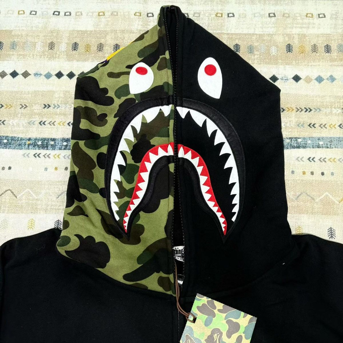 Bape BAPE CAMO FULL ZIP HOODIE Size US L / EU 52-54 / 3 - 2 Thumbnail