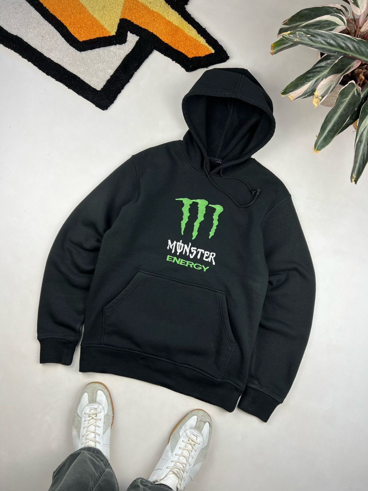 MONSTER ENERGY ZIP UP HOODED SWEATSHIRT SIZE 2XL K102-1007