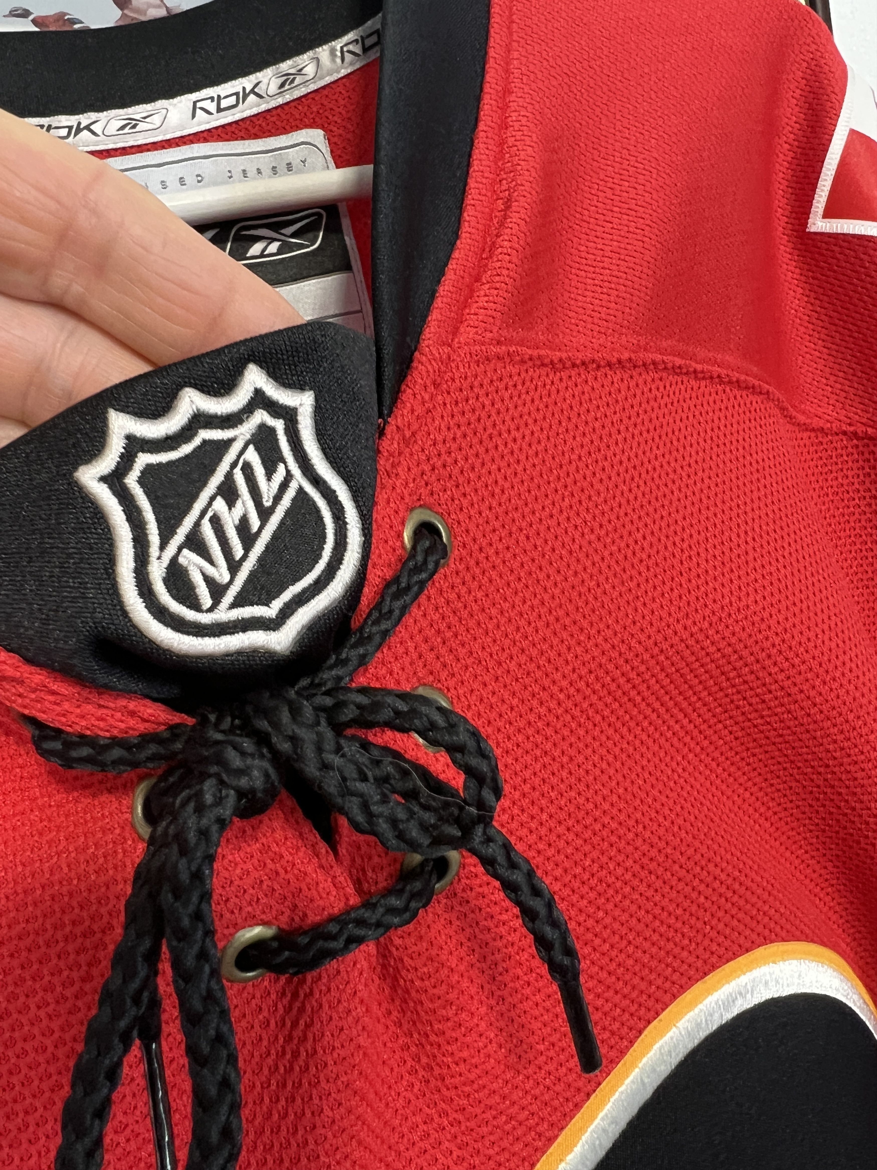 Reebok Calgary Flames NHL Jersey CCM #21 Jokinen Ice Hockey Trikot Size US XXL / EU 58 / 5 - 4 Thumbnail