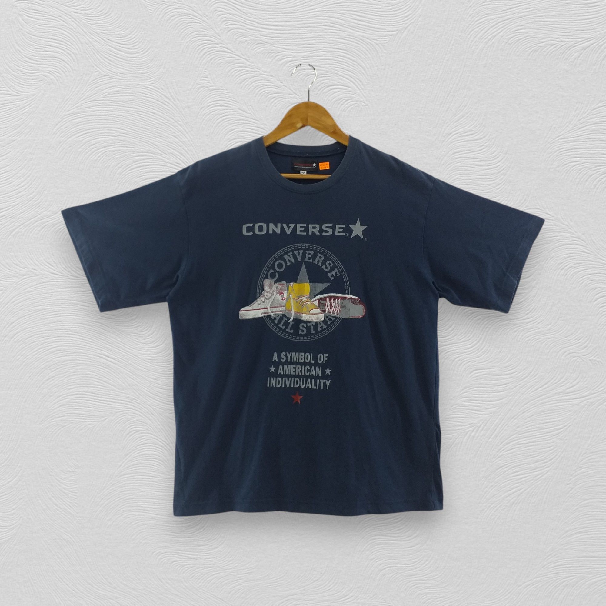 Converse Vintage Converse A Symbol Of American Tshirt -F043 Size US L / EU 52-54 / 3 - 1 Thumbnail