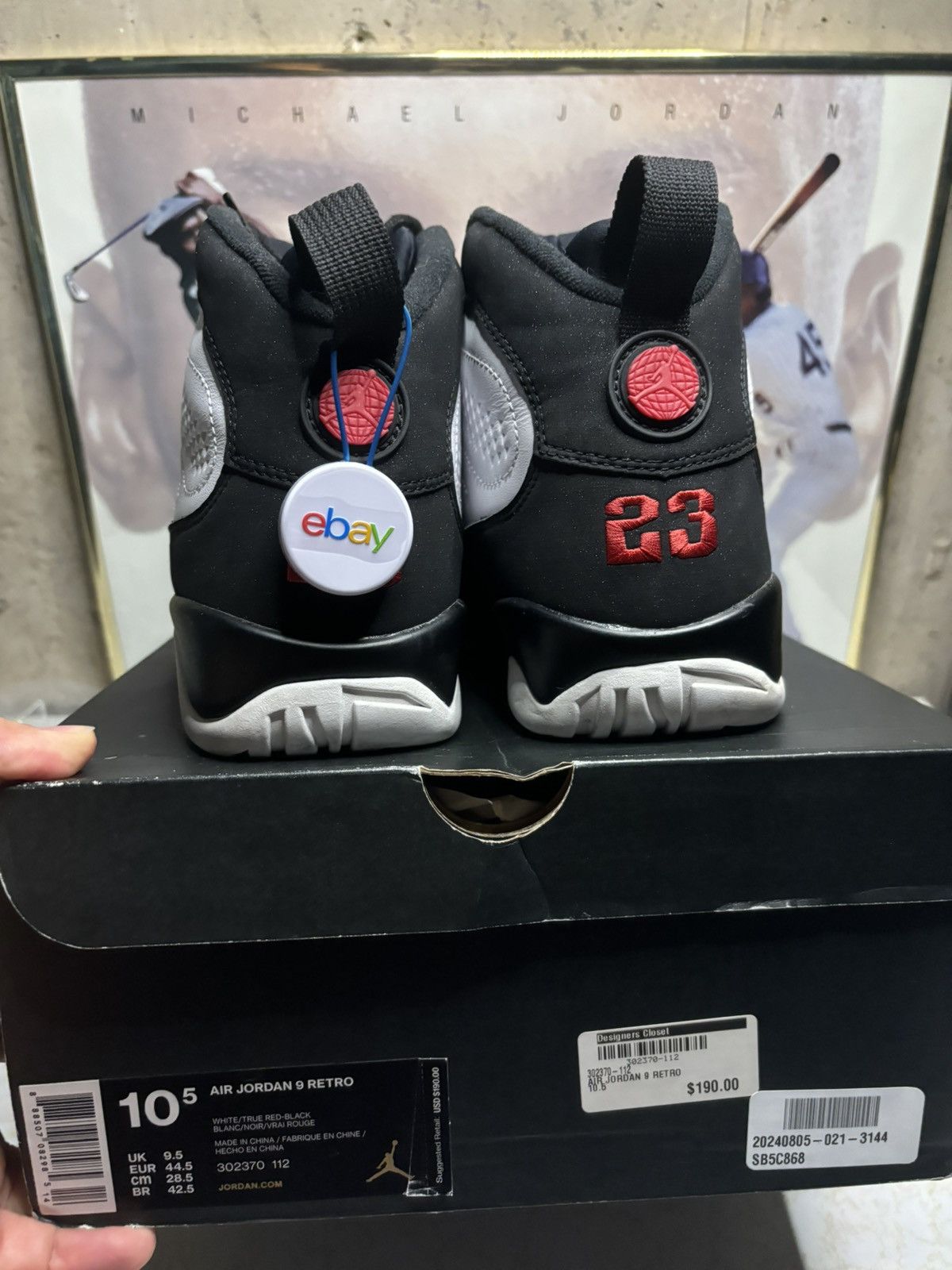 Jordan Brand Jordan Retro 9 ‘space jam’ Size US 10.5 / EU 43-44 - 7 Thumbnail