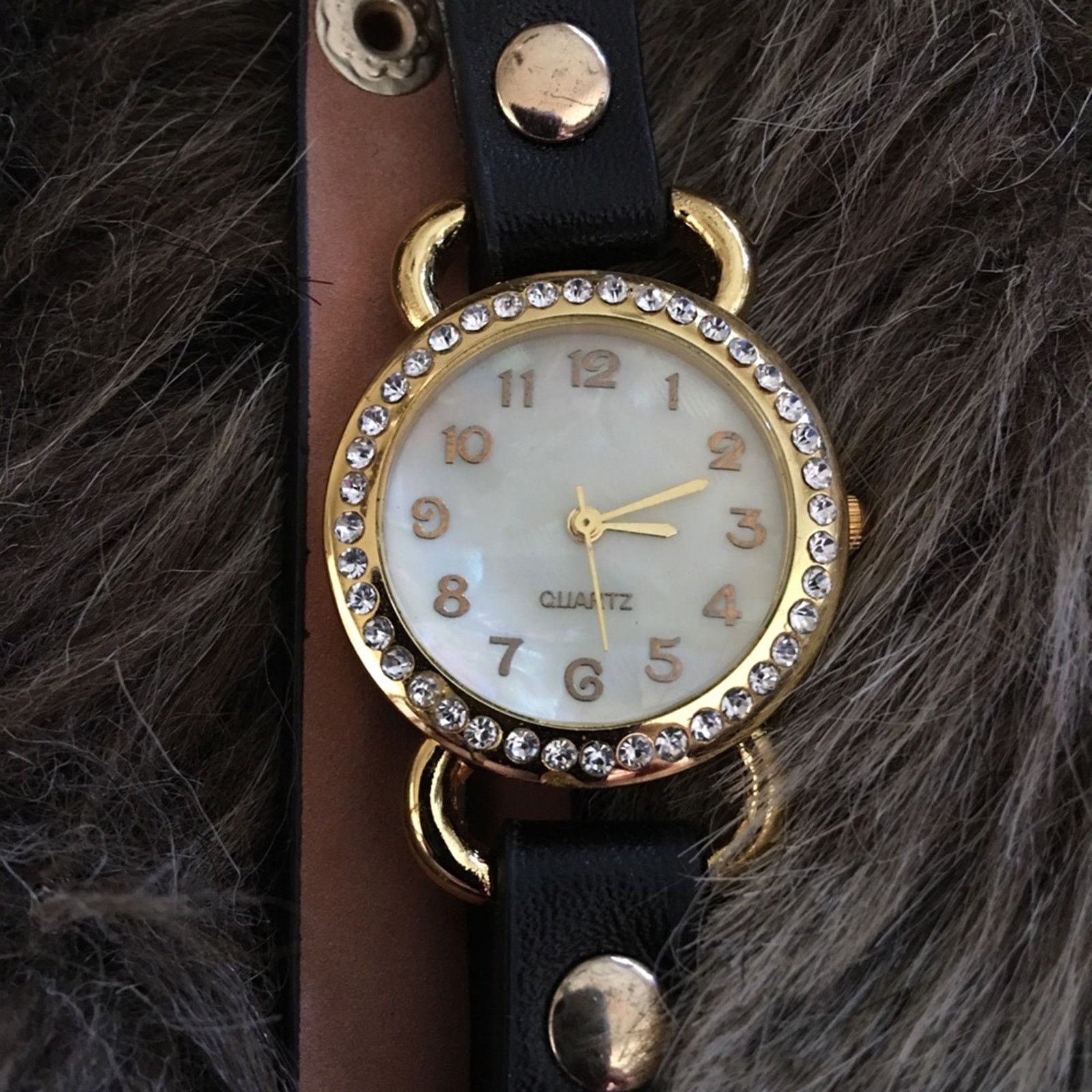 Jewelry Ladies genuine leather long strap wrap watch Size ONE SIZE - 3 Thumbnail