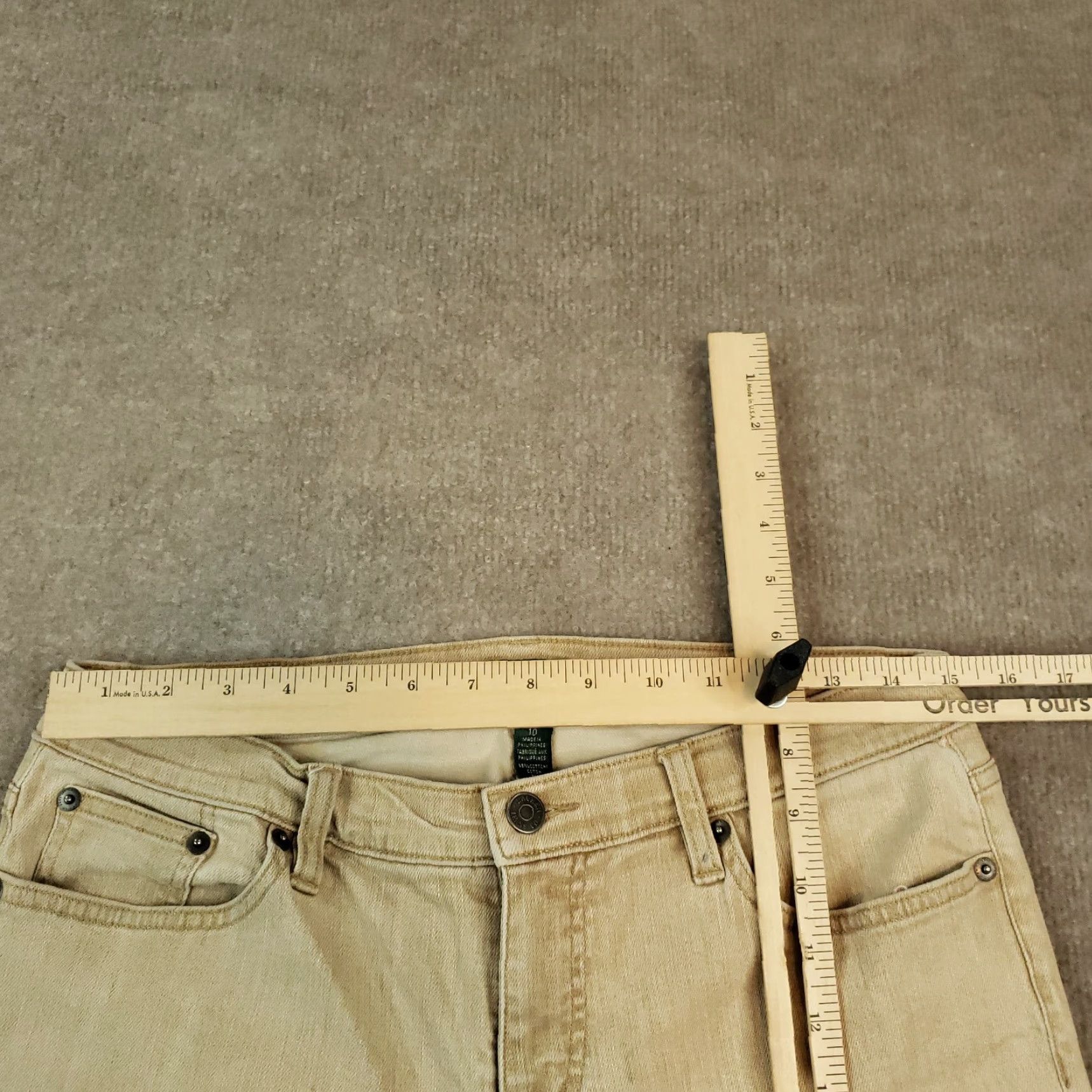Polo Ralph Lauren Polo Ralph Lauren Womens Mid Rise Skinny Jeans Brown Stretch Size 10 (30x28) Size 32" / US 10 / IT 46 - 4 Thumbnail