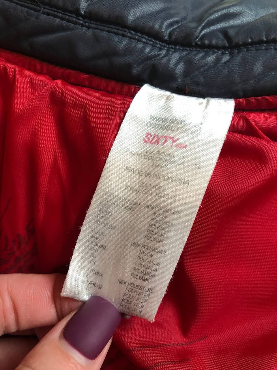 Miss Sixty Miss Sixty Black Puffer Moto Jacket Asymmetric Zip Biker Y2K Size S / US 4 / IT 40 - 11 Thumbnail