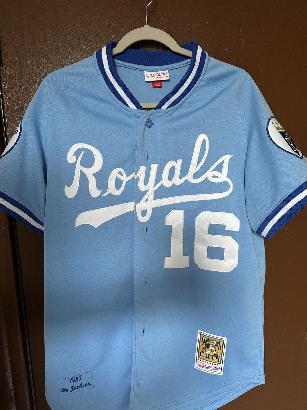 Mitchell & Ness Bo Jackson Rare MLB Kansas City Royals Jersey (Medium) Size US M / EU 48-50 / 2 - 1 Thumbnail