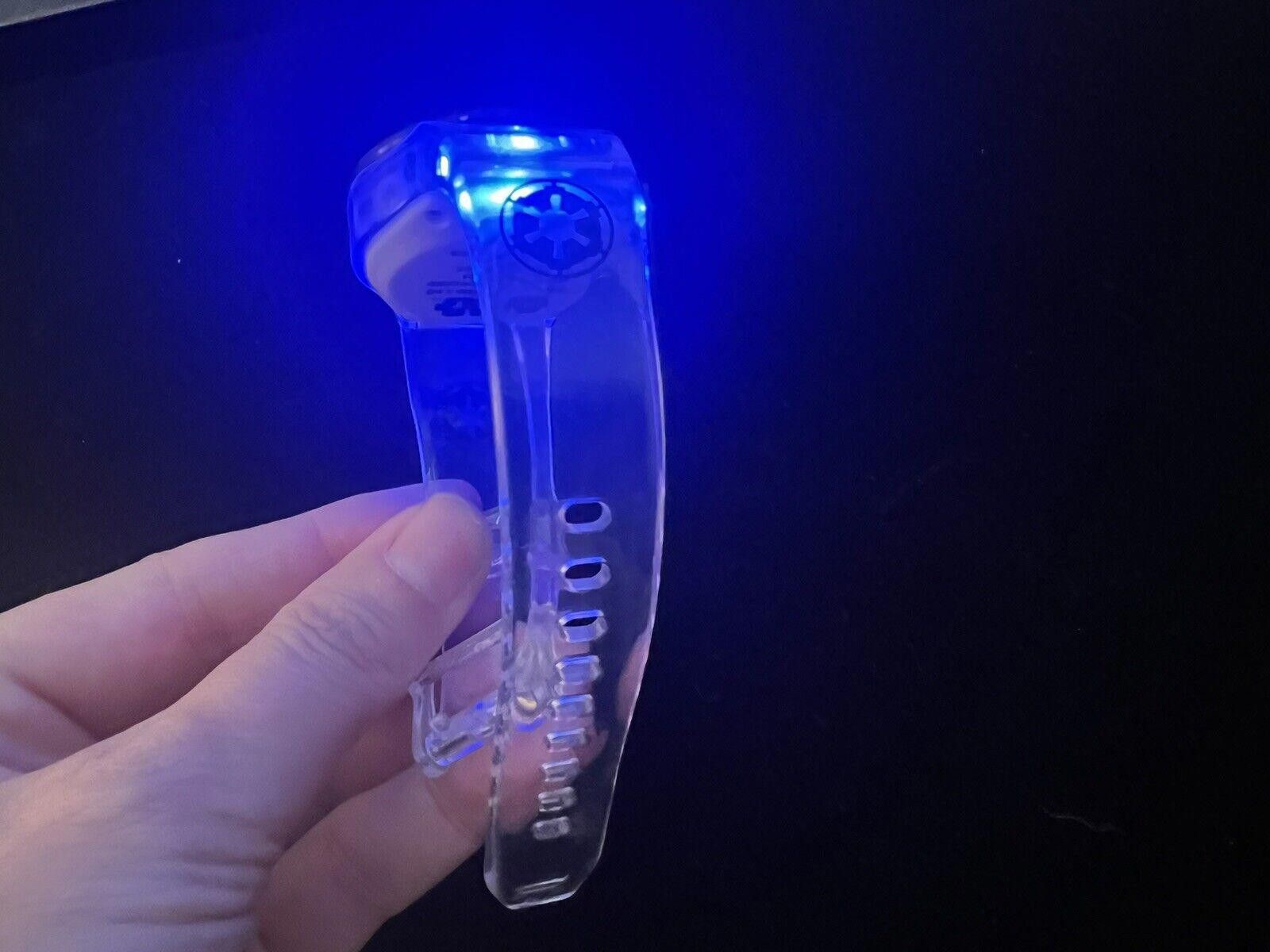 Designer Star Wars Stormtrooper Watch Lights Up Blue New Battery Size ONE SIZE - 3 Thumbnail