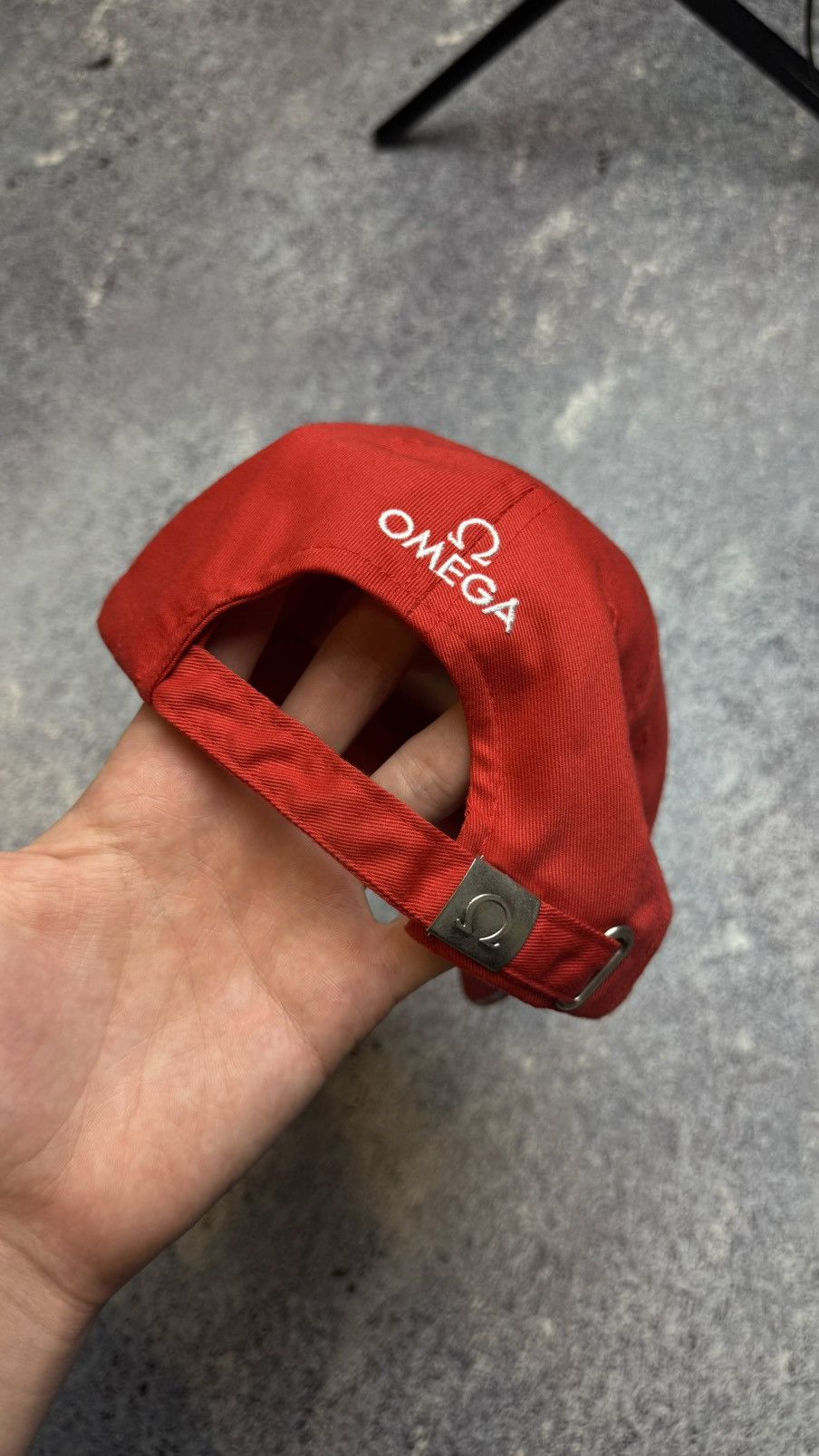 Omega OMEGA CAP RED/WHITE EMBROIDERED A Size ONE SIZE - 4 Thumbnail