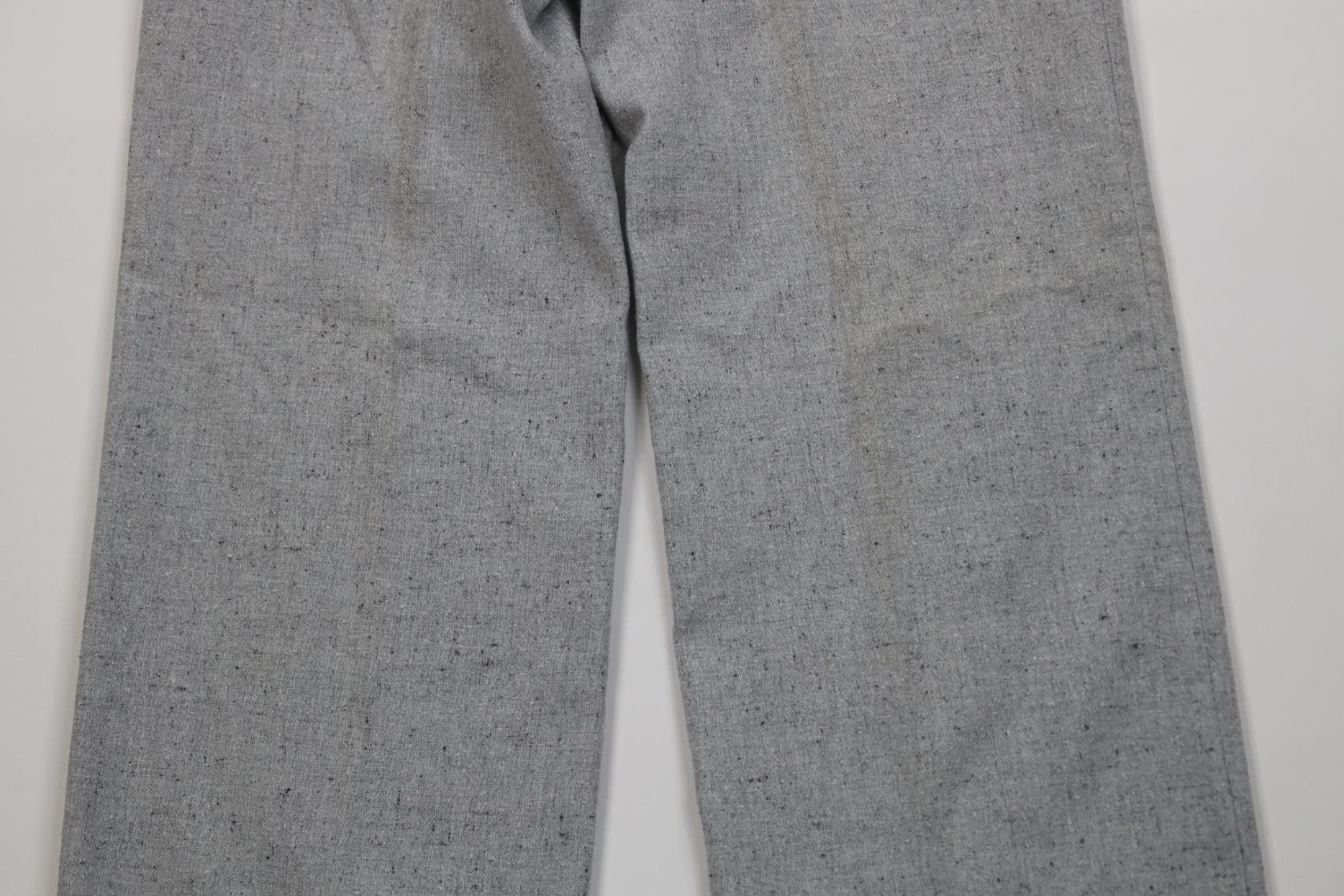 Vintage Vintage 70s Streetwear Wool Blend Knit Wide Leg Chino Pants Size US 29 - 13 Thumbnail