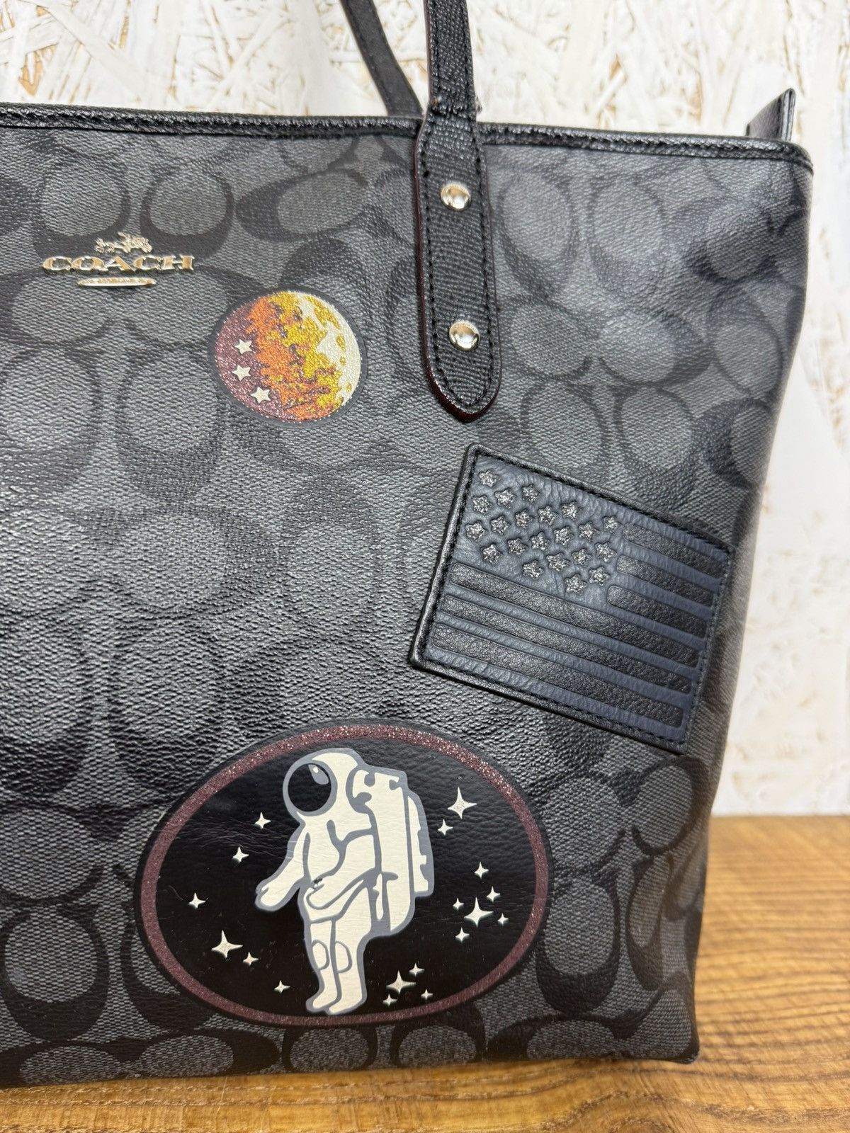 Coach Coach Nasa Space Themed Tote Bag Size ONE SIZE - 2 Thumbnail